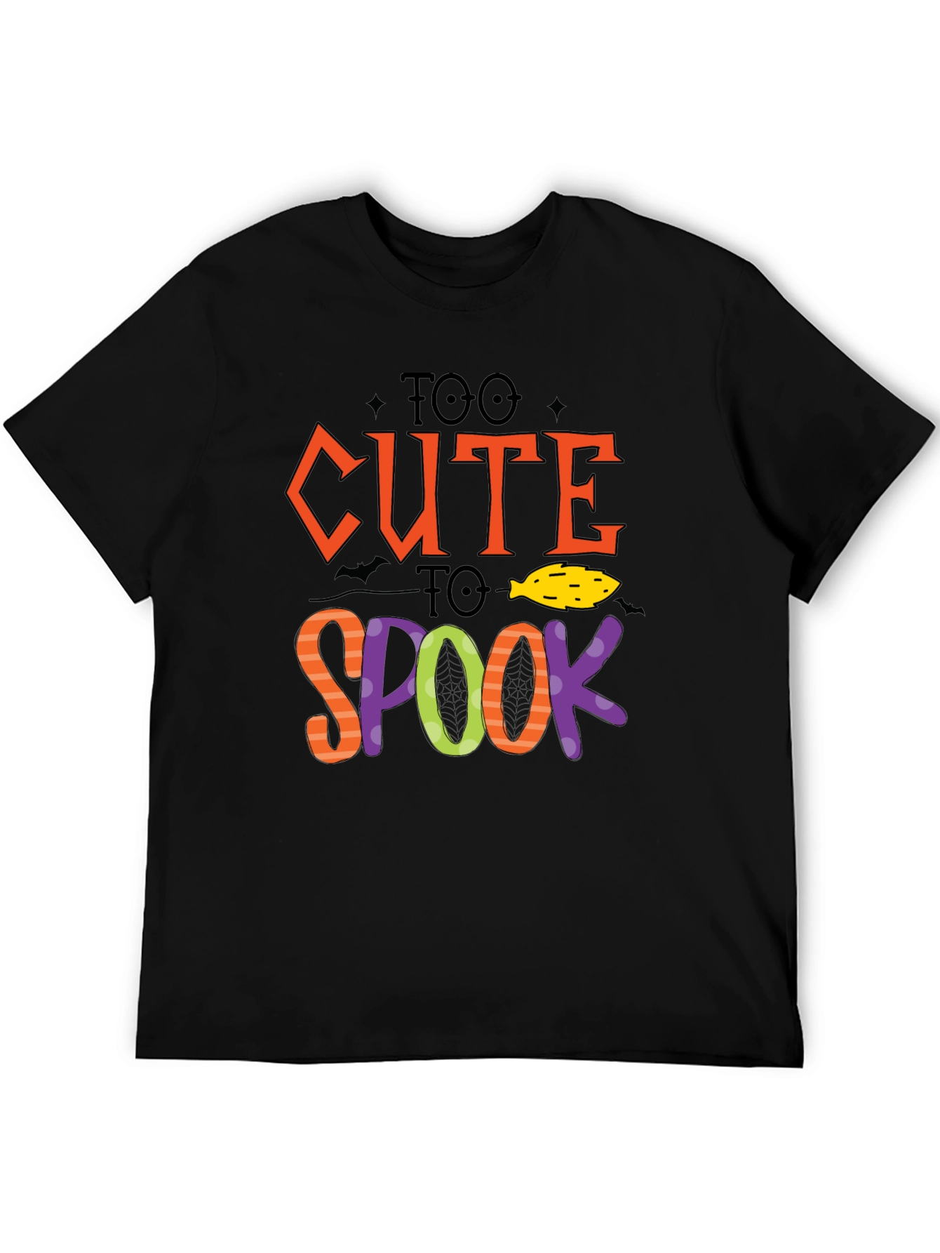 Too Cute To Spook Halloween Graphic T-Shirt
