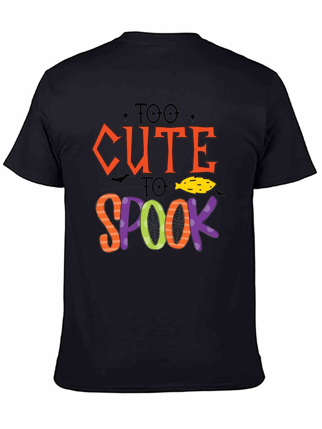 Too Cute To Spook Halloween Graphic T-Shirt