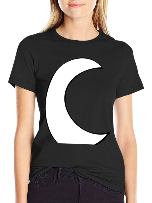 Moon Crescent Black Graphic Tee