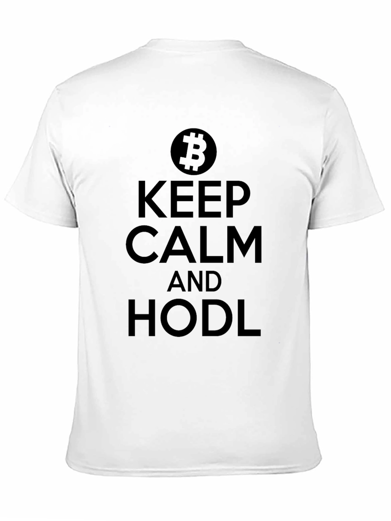Keep Calm & Hodl Bitcoin Crypto T-Shirt