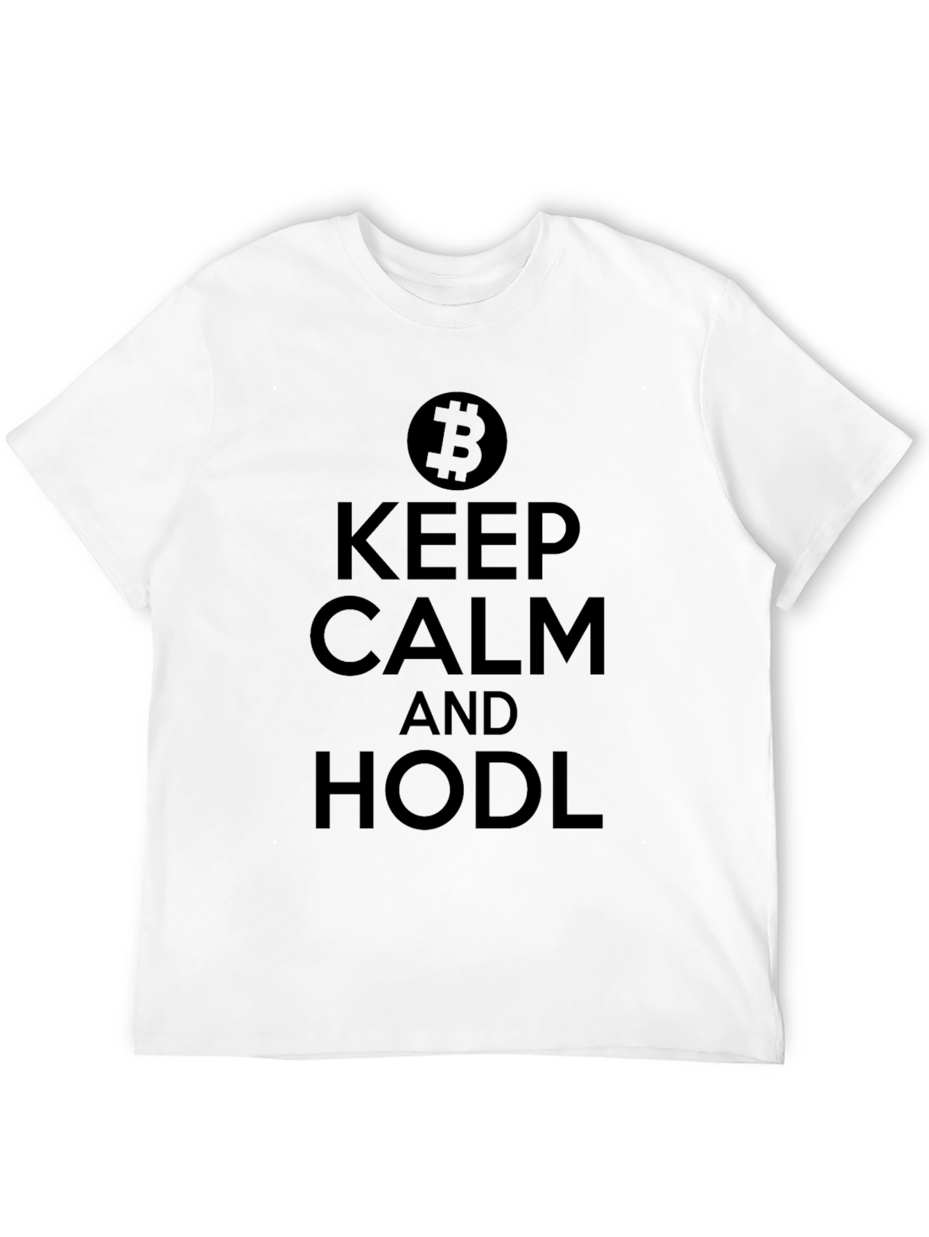 Keep Calm & Hodl Bitcoin Crypto T-Shirt