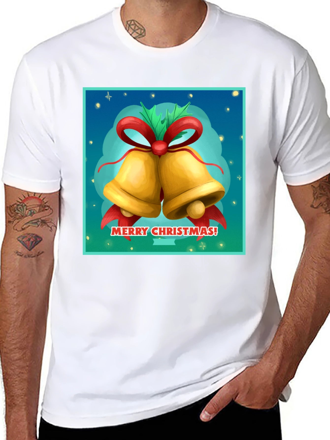 Merry Christmas Bells Graphic Tee