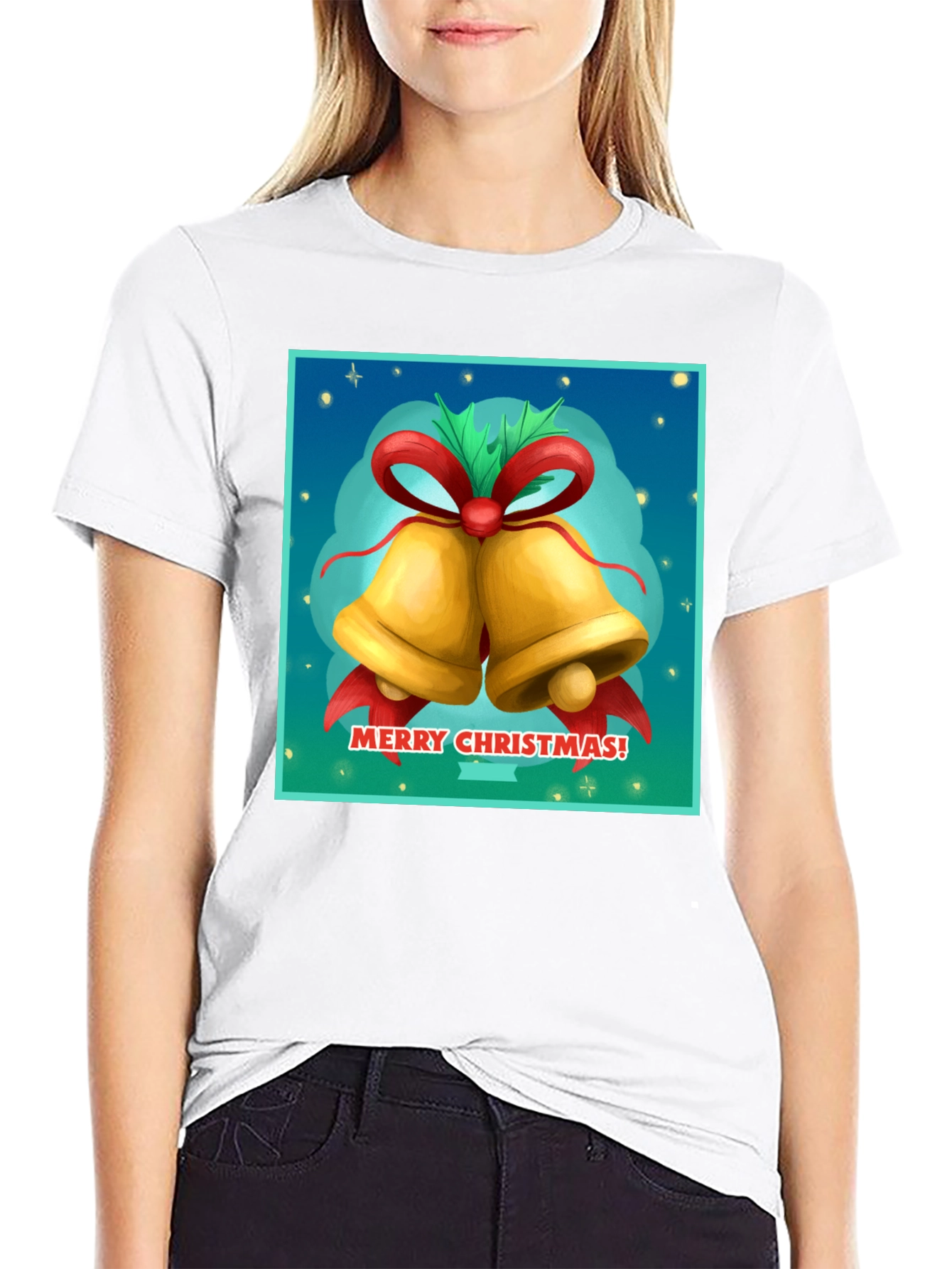 Merry Christmas Bells Graphic Tee