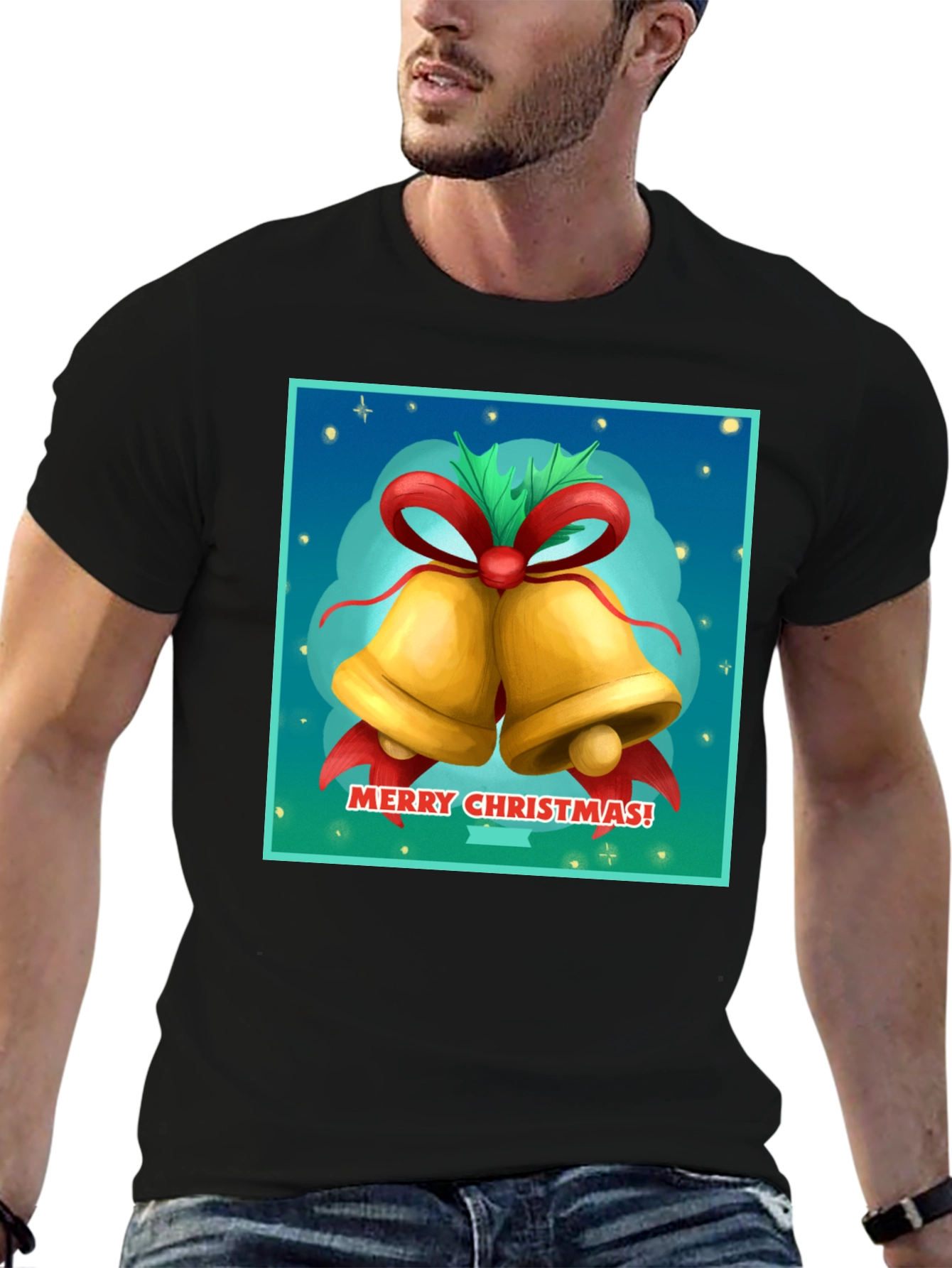 Merry Christmas Bells Graphic Tee