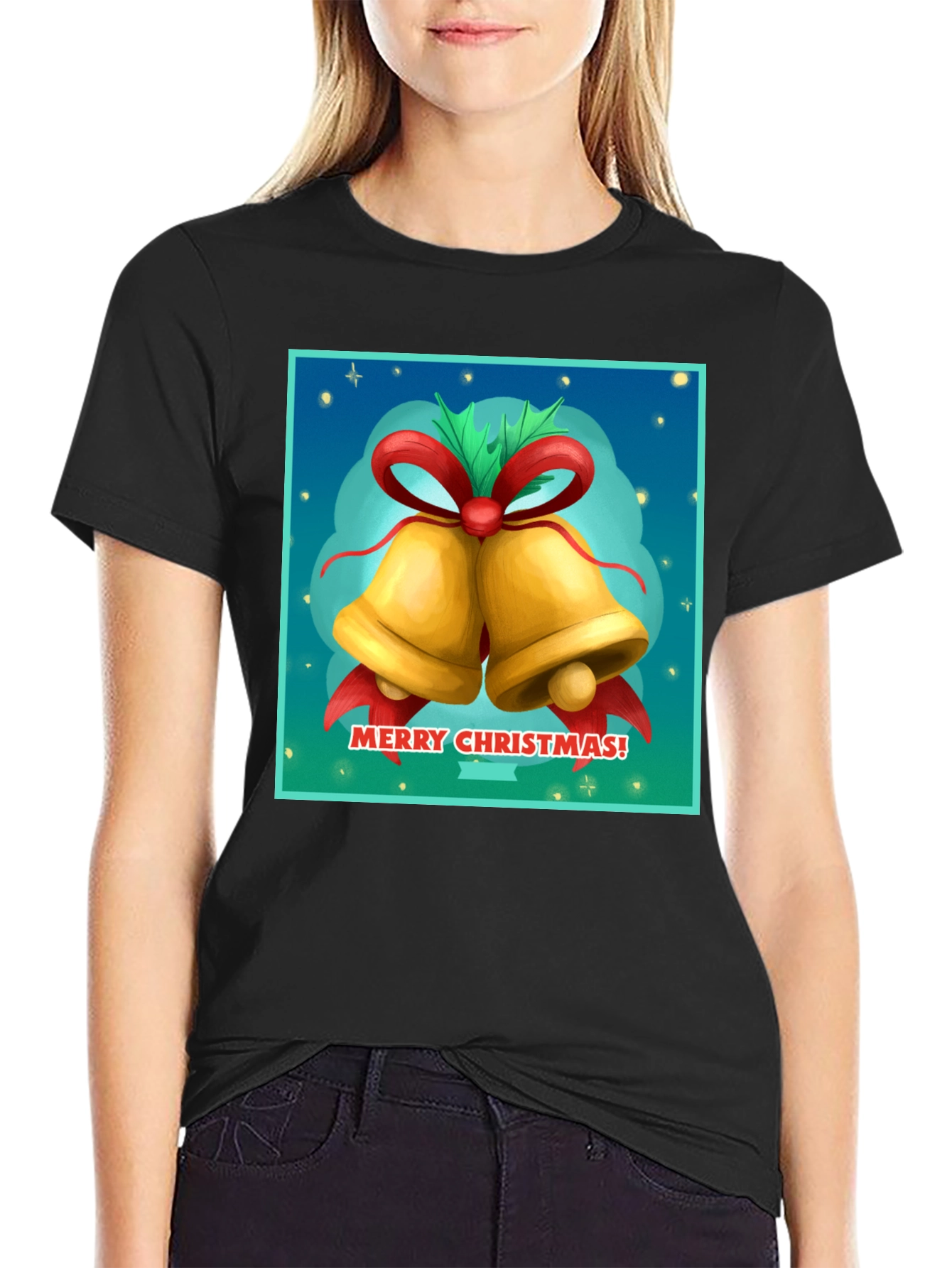 Merry Christmas Bells Graphic Tee