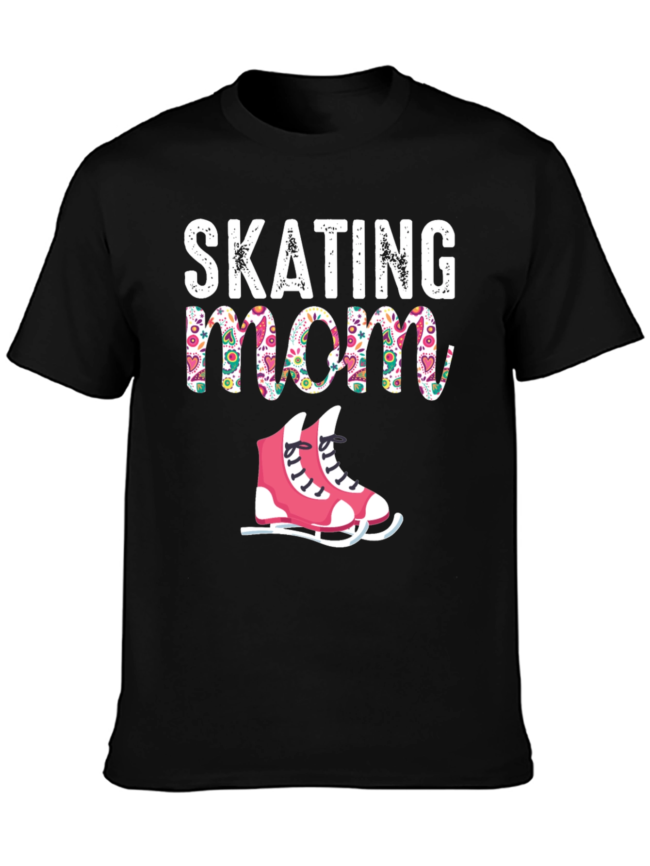 Skating Mom T-Shirt Novelty Graphic Tee