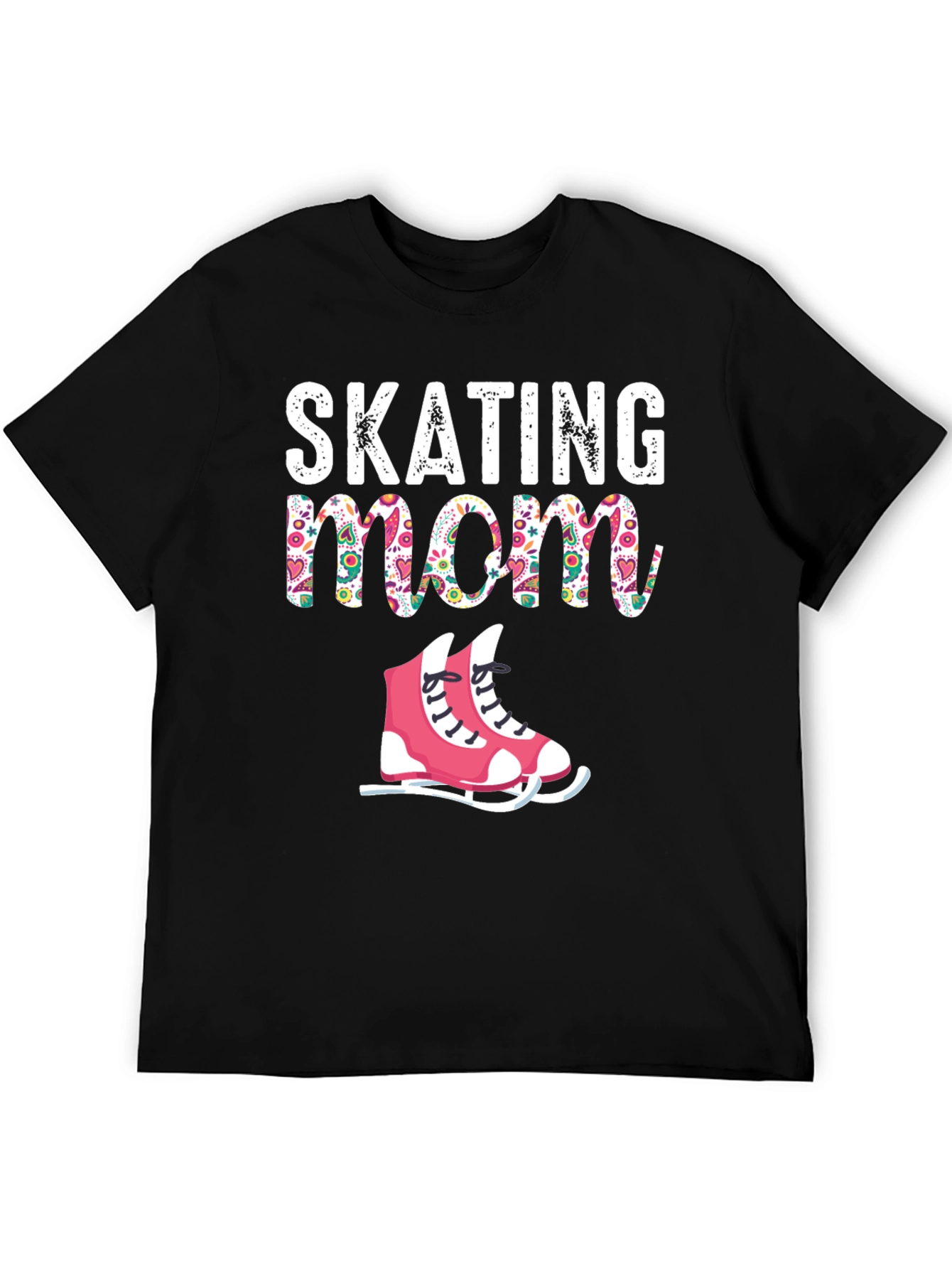 Skating Mom T-Shirt Novelty Graphic Tee