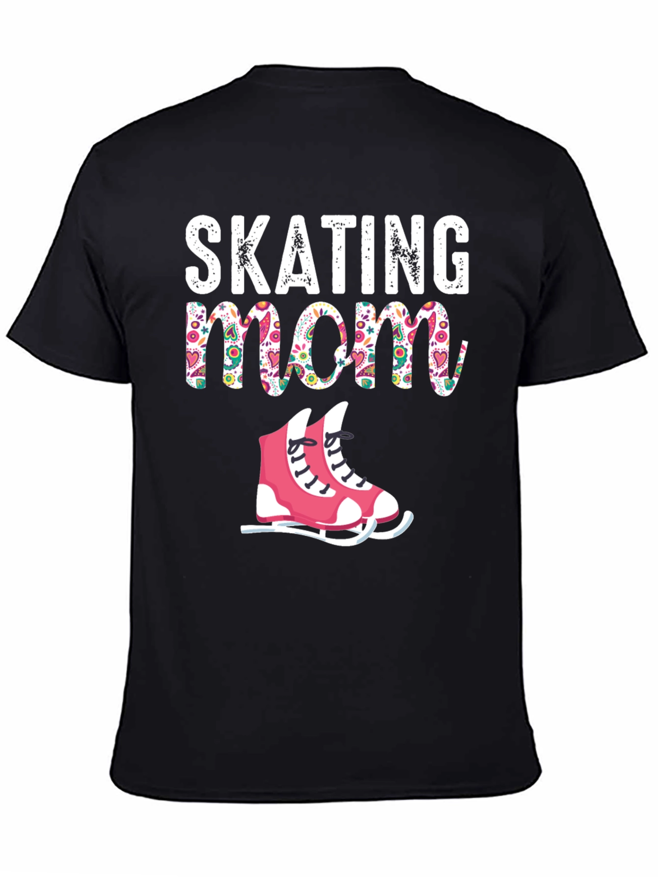 Skating Mom T-Shirt Novelty Graphic Tee