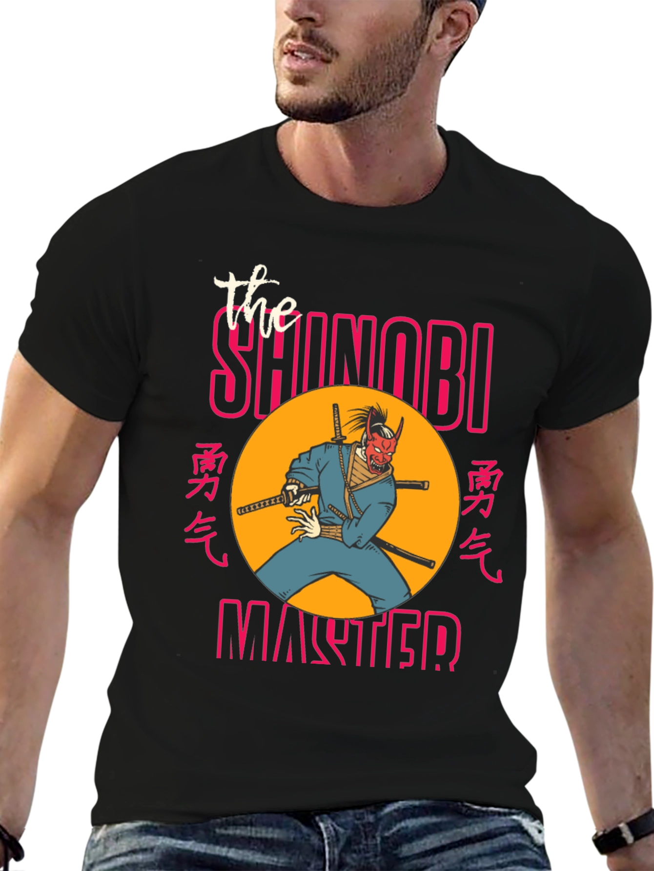 Shinobi Master Graphic Tee - Ninja Samurai T-Shirt