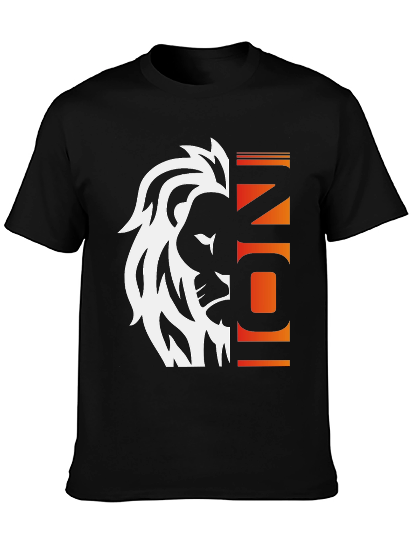 Lion Icon Graphic Tee - Bold Style