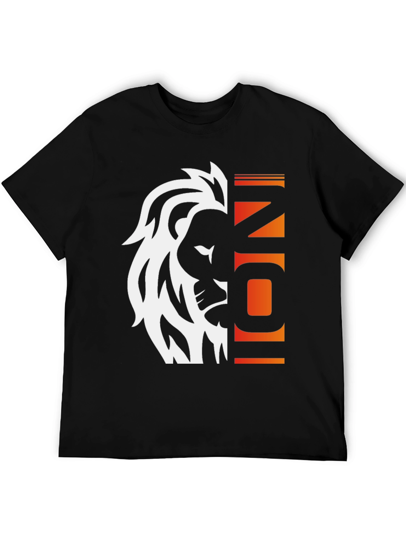 Lion Icon Graphic Tee - Bold Style
