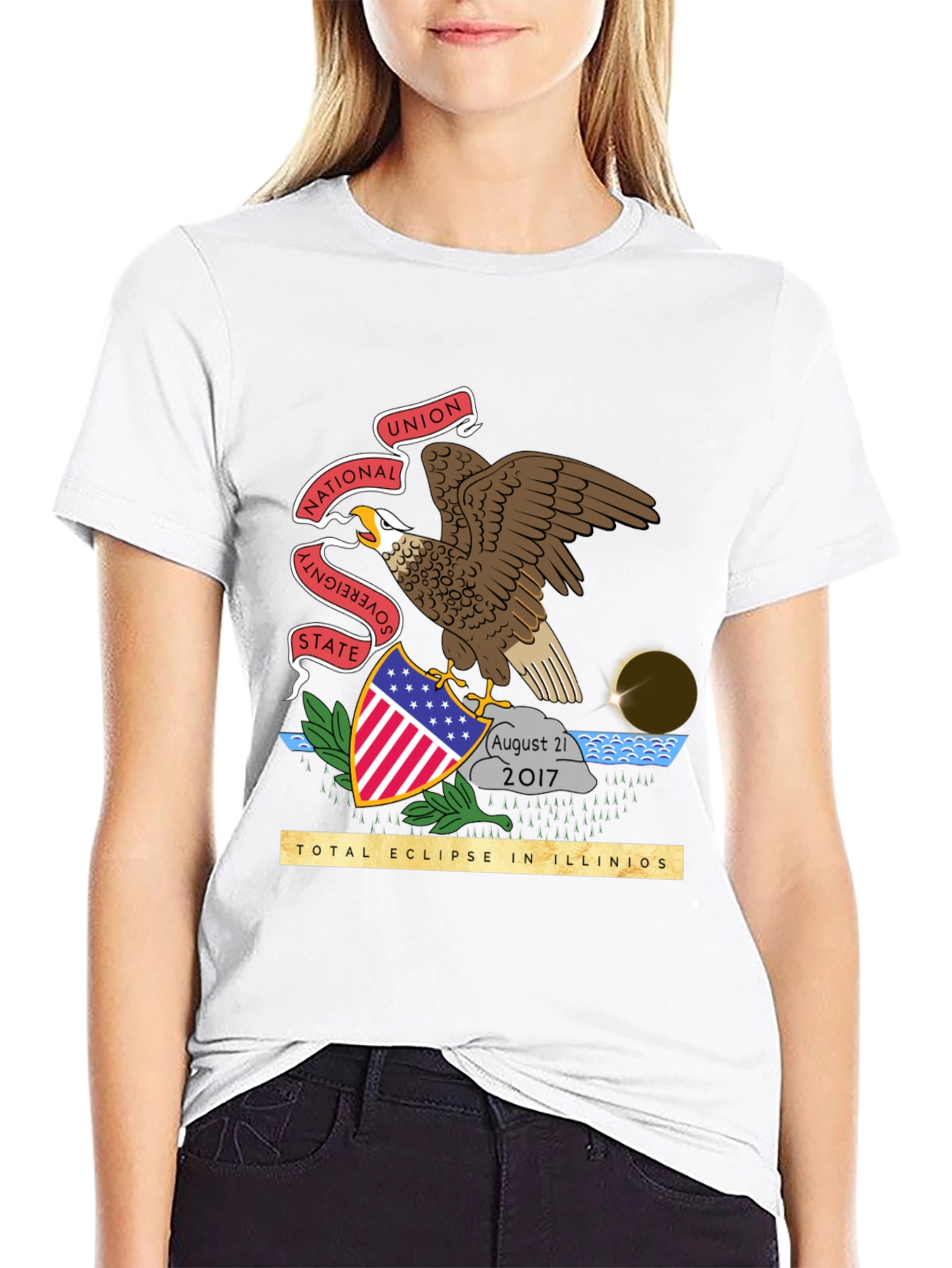 Total Eclipse Illinois T-Shirt