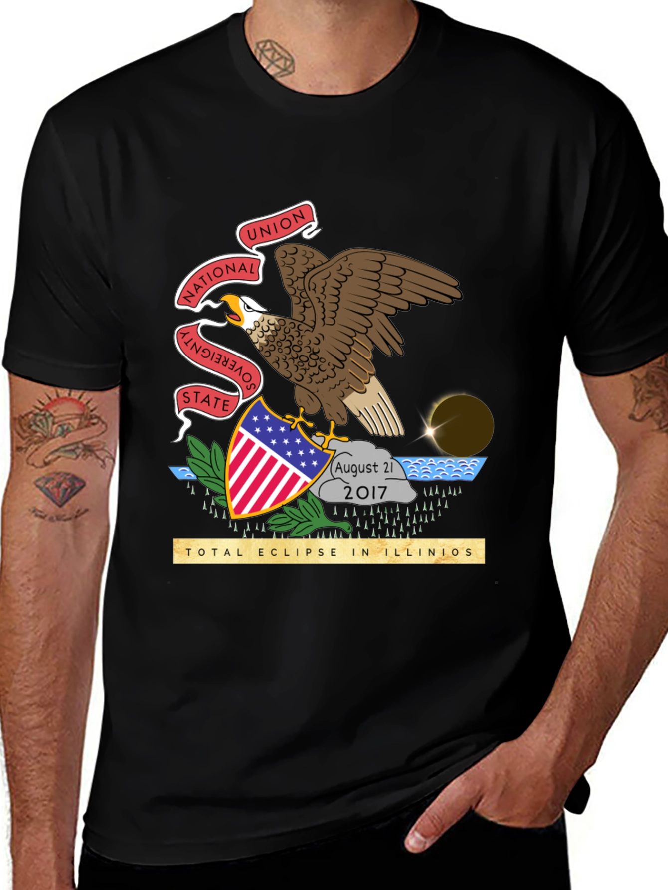 Total Eclipse Illinois T-Shirt
