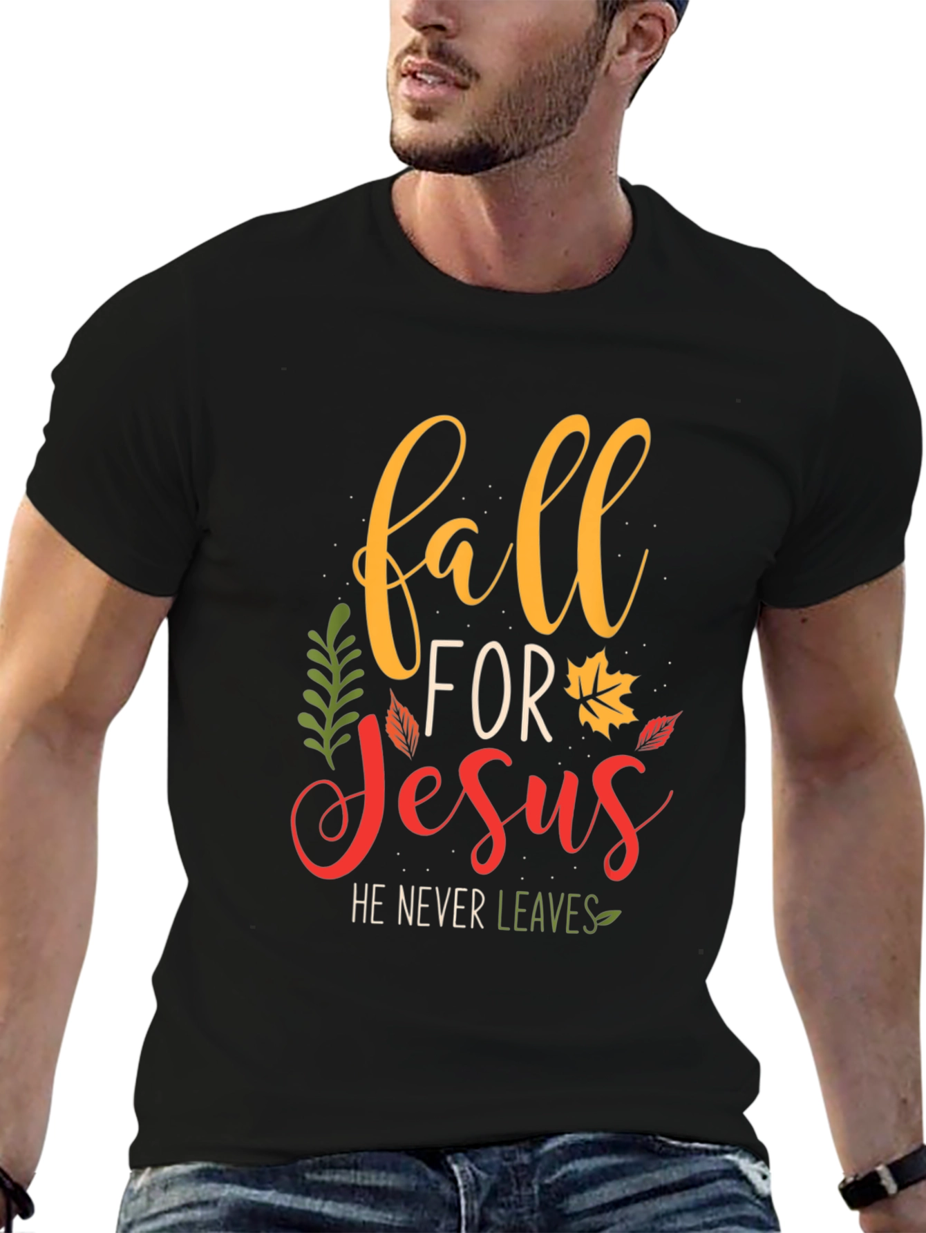 Fall For Jesus Graphic Tee