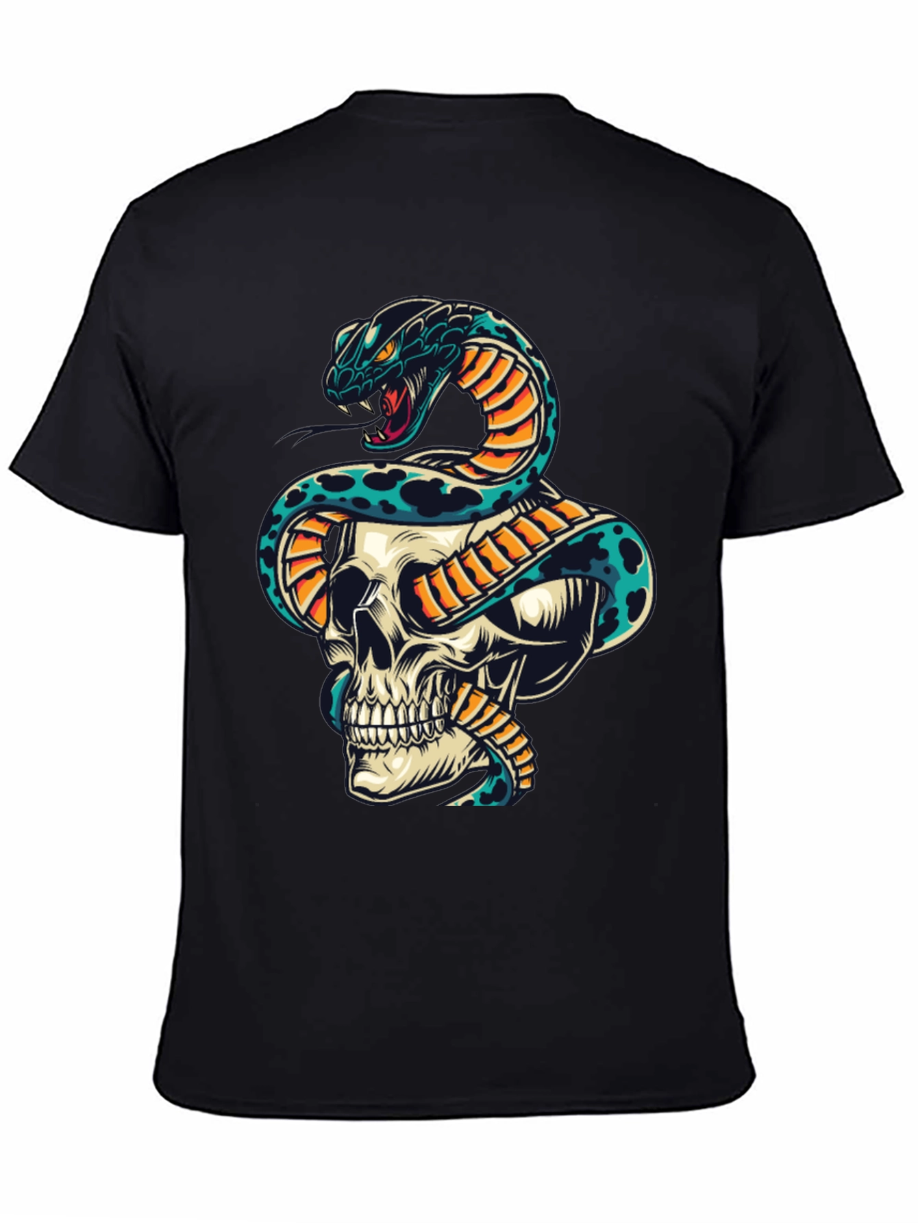 Skull & Snake Graphic Tee