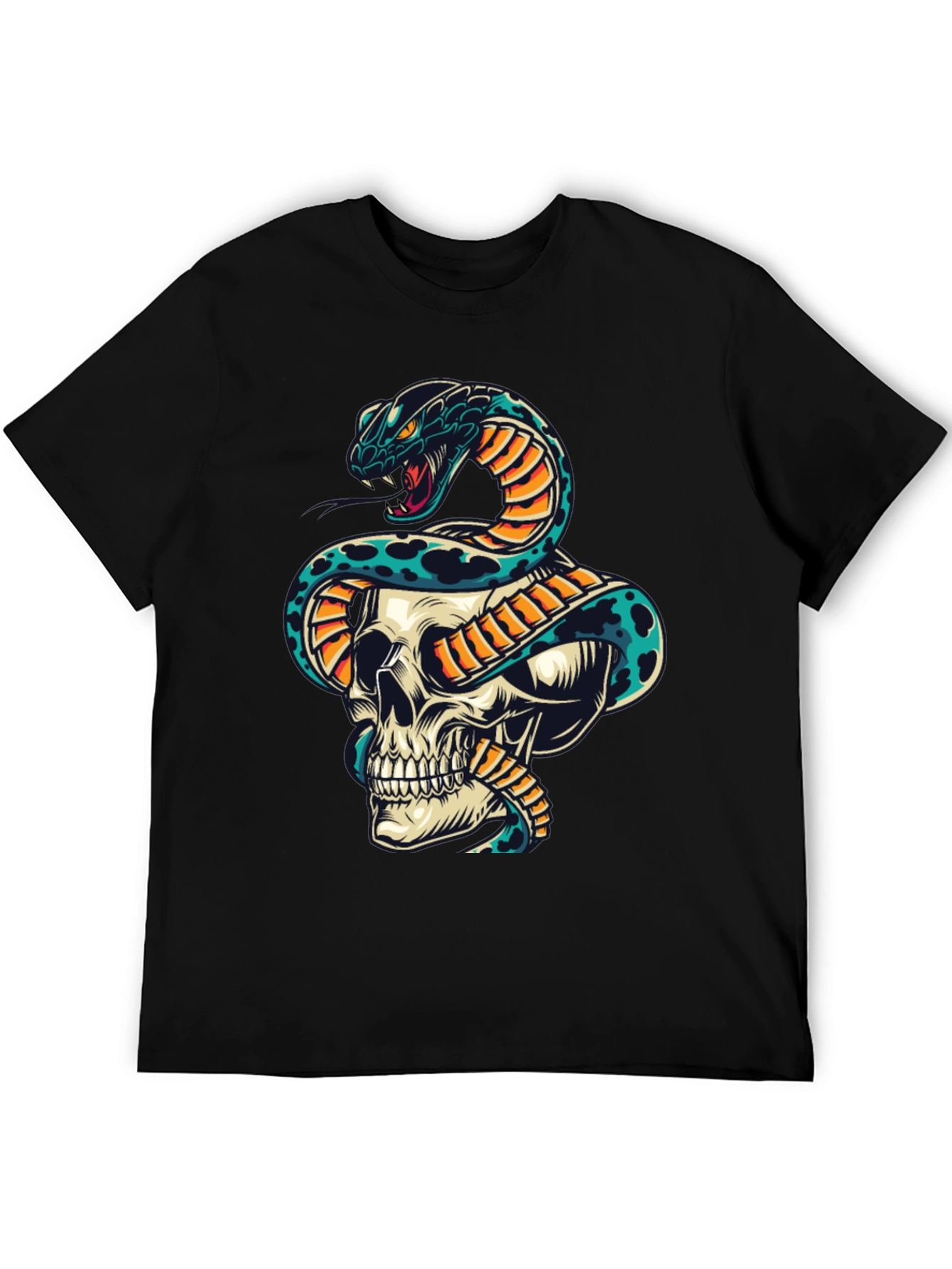 Skull & Snake Graphic Tee