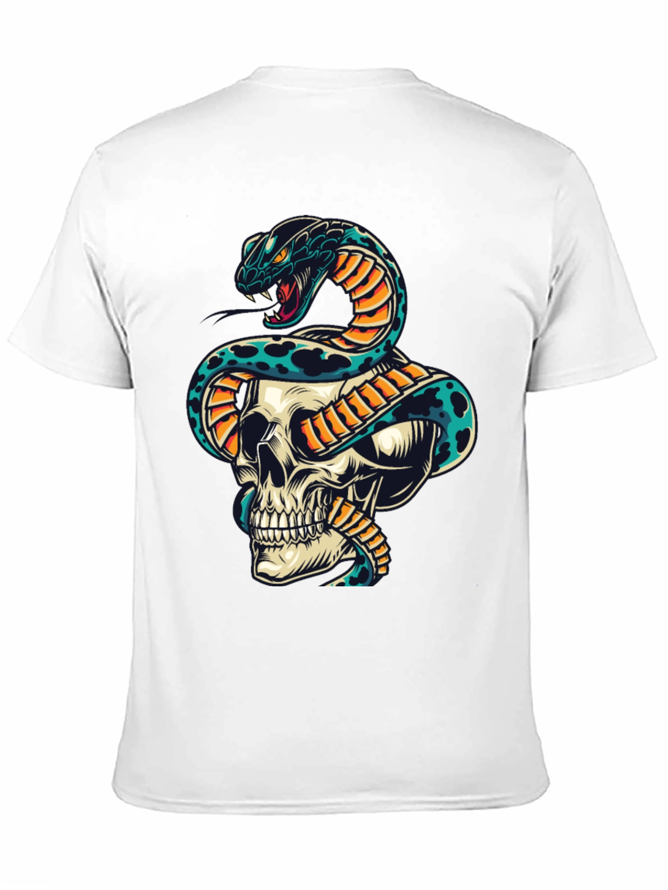 Skull & Snake Graphic Tee
