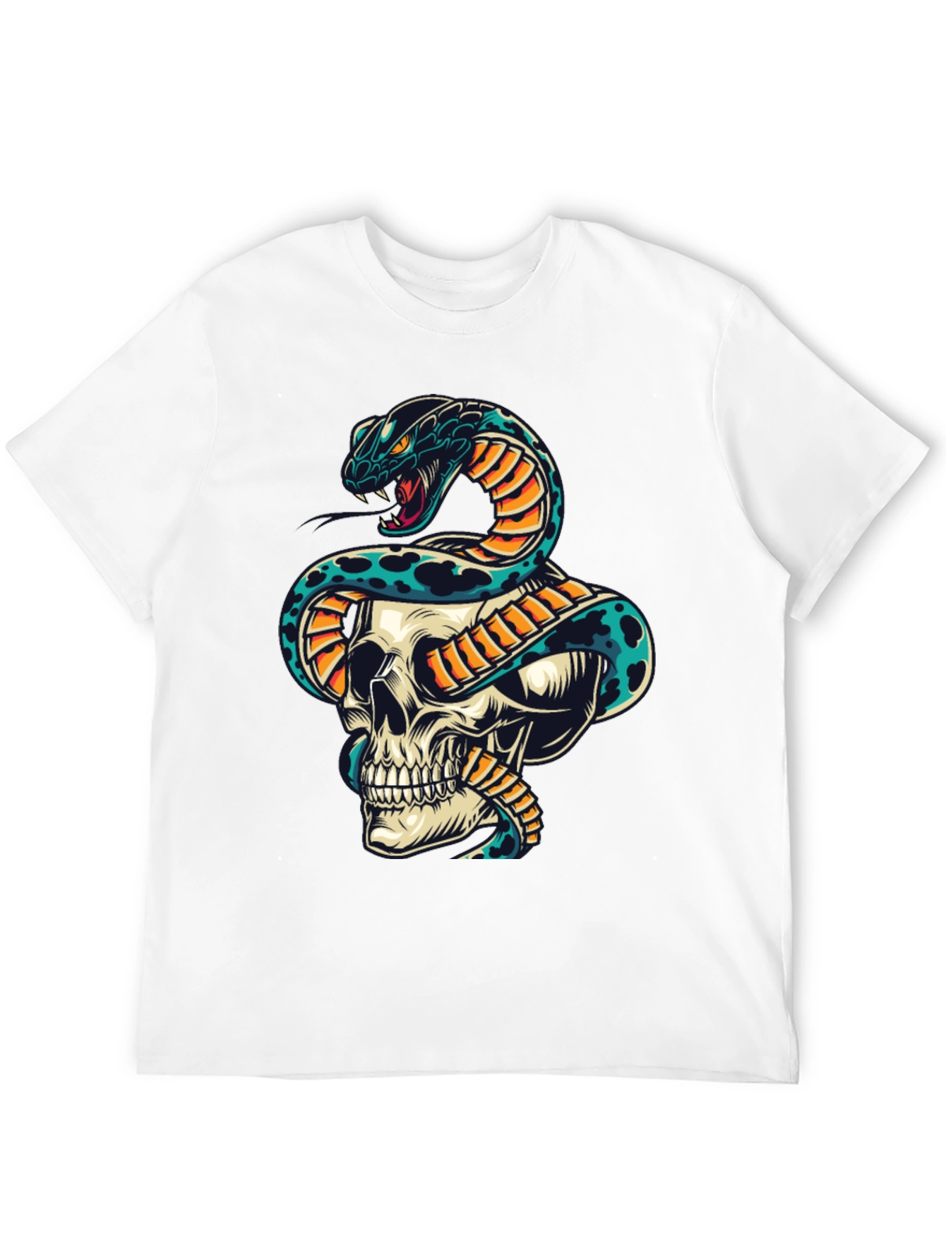 Skull & Snake Graphic Tee