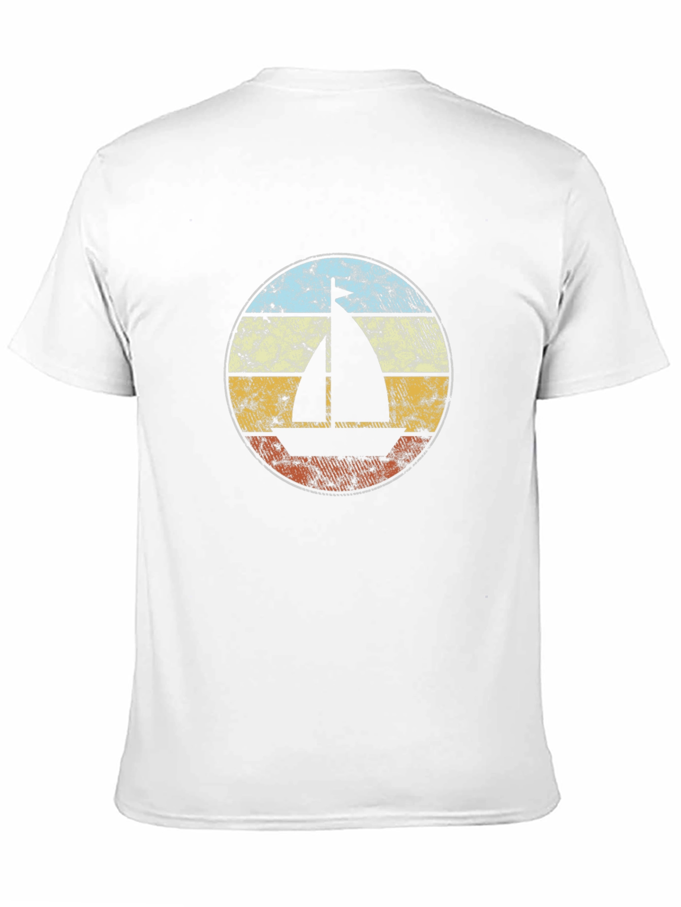 Retro Sailboat Graphic Tee - Classic Style