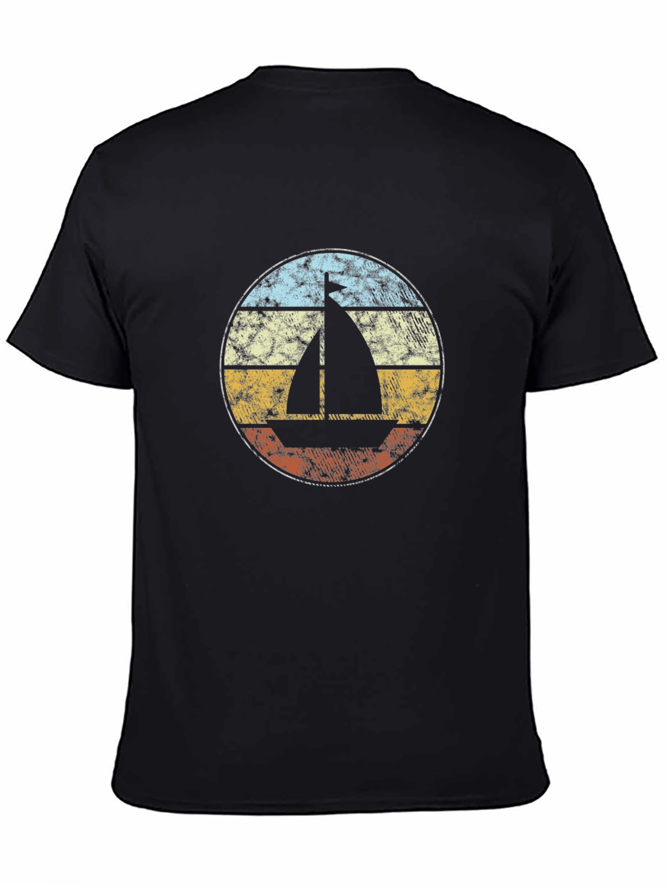 Retro Sailboat Graphic Tee - Classic Style