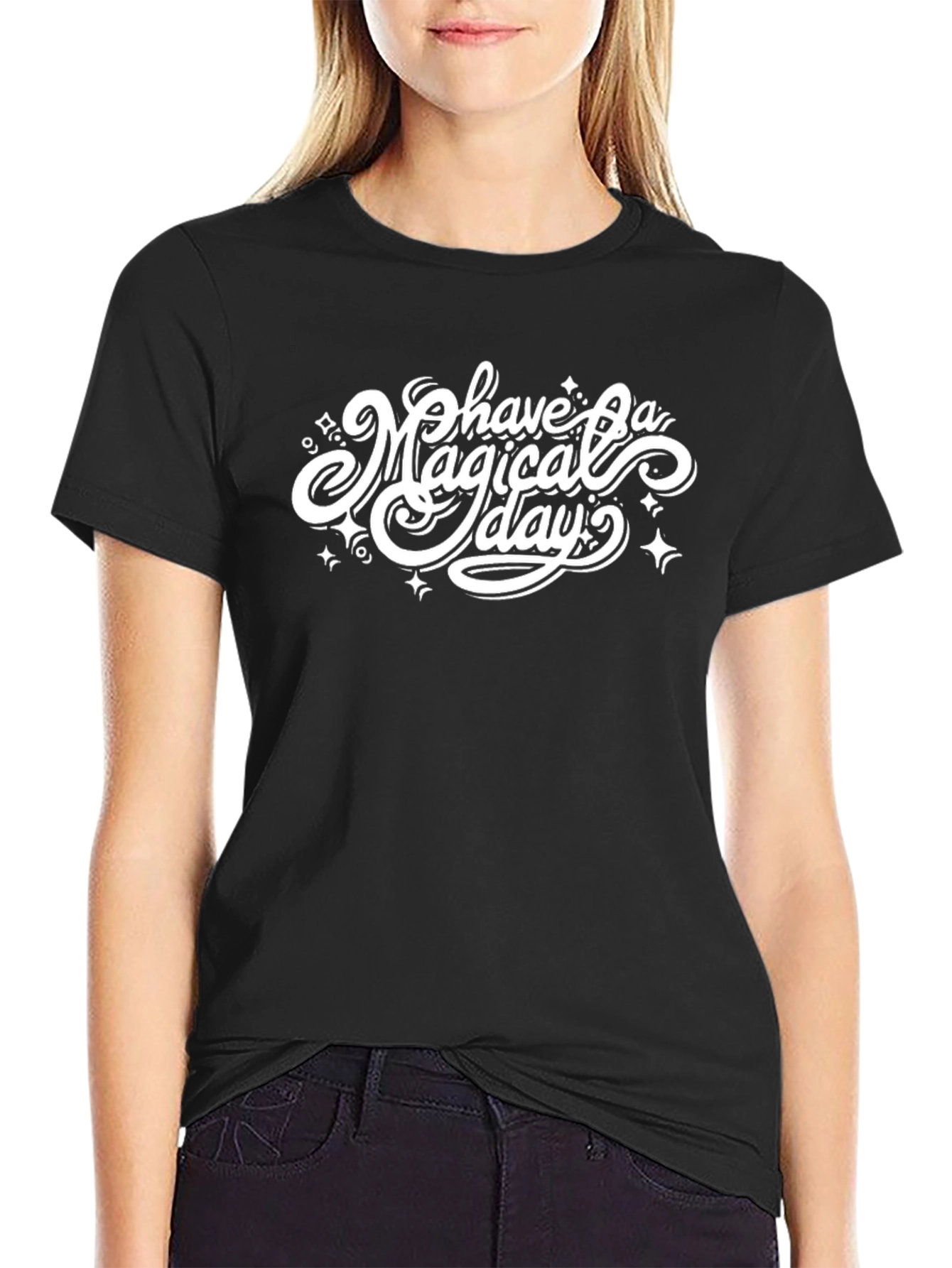 Magical Day Graphic Tee - Black