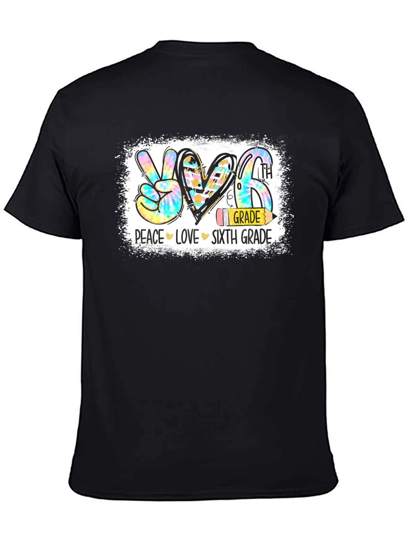 Peace Love Sixth Grade T-Shirt