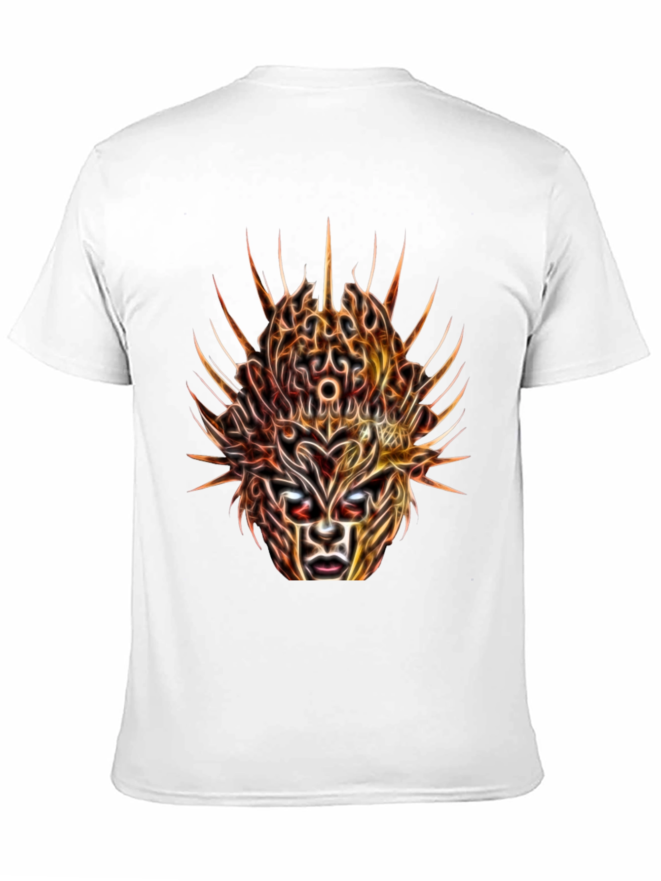 Mystic Mask Graphic Tee - Abstract Art T-Shirt
