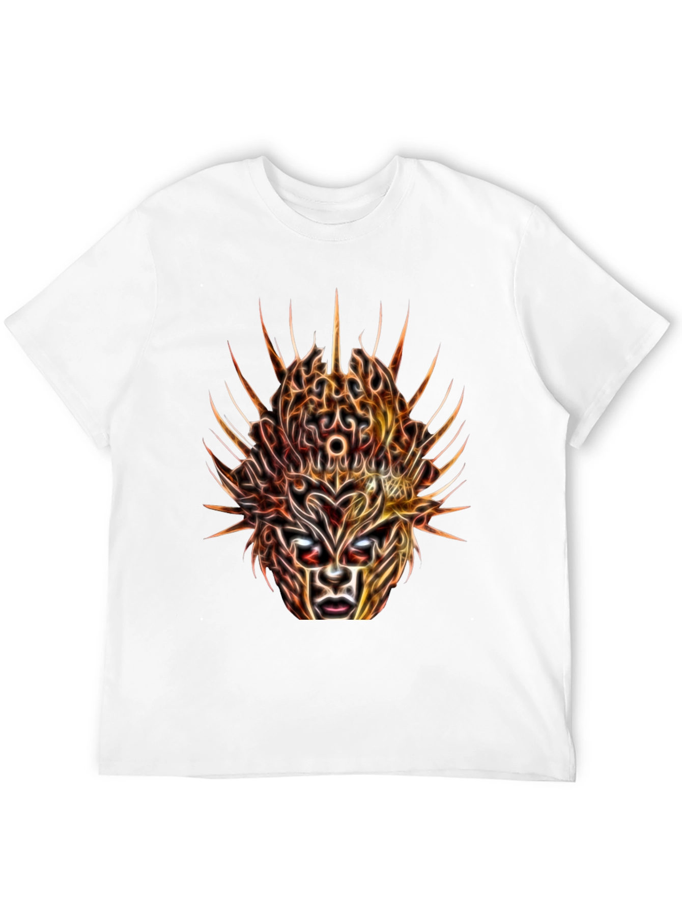 Mystic Mask Graphic Tee - Abstract Art T-Shirt
