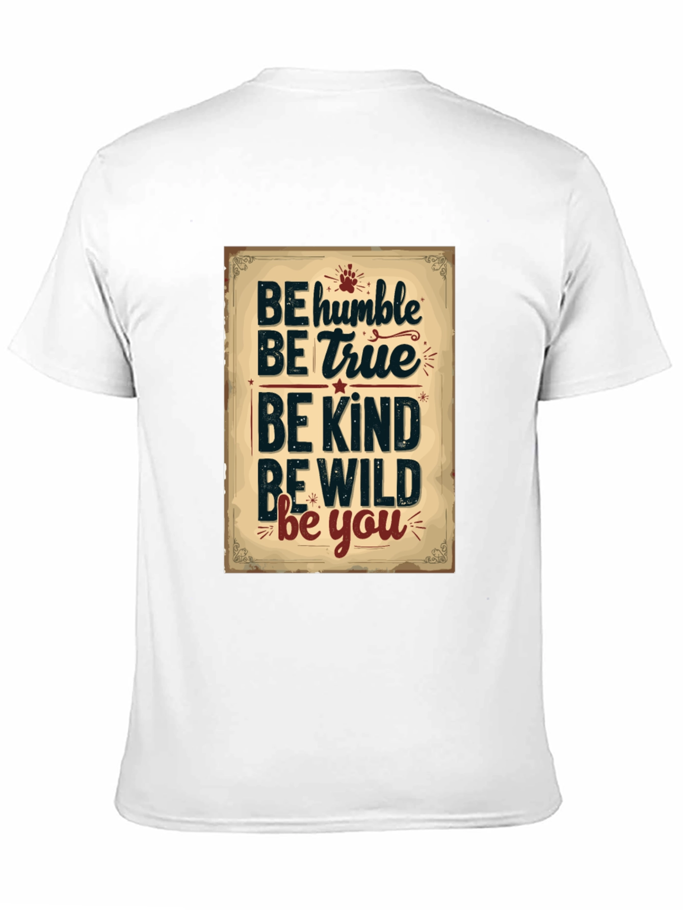 Be Humble Graphic Tee - Inspirational Black T-Shirt