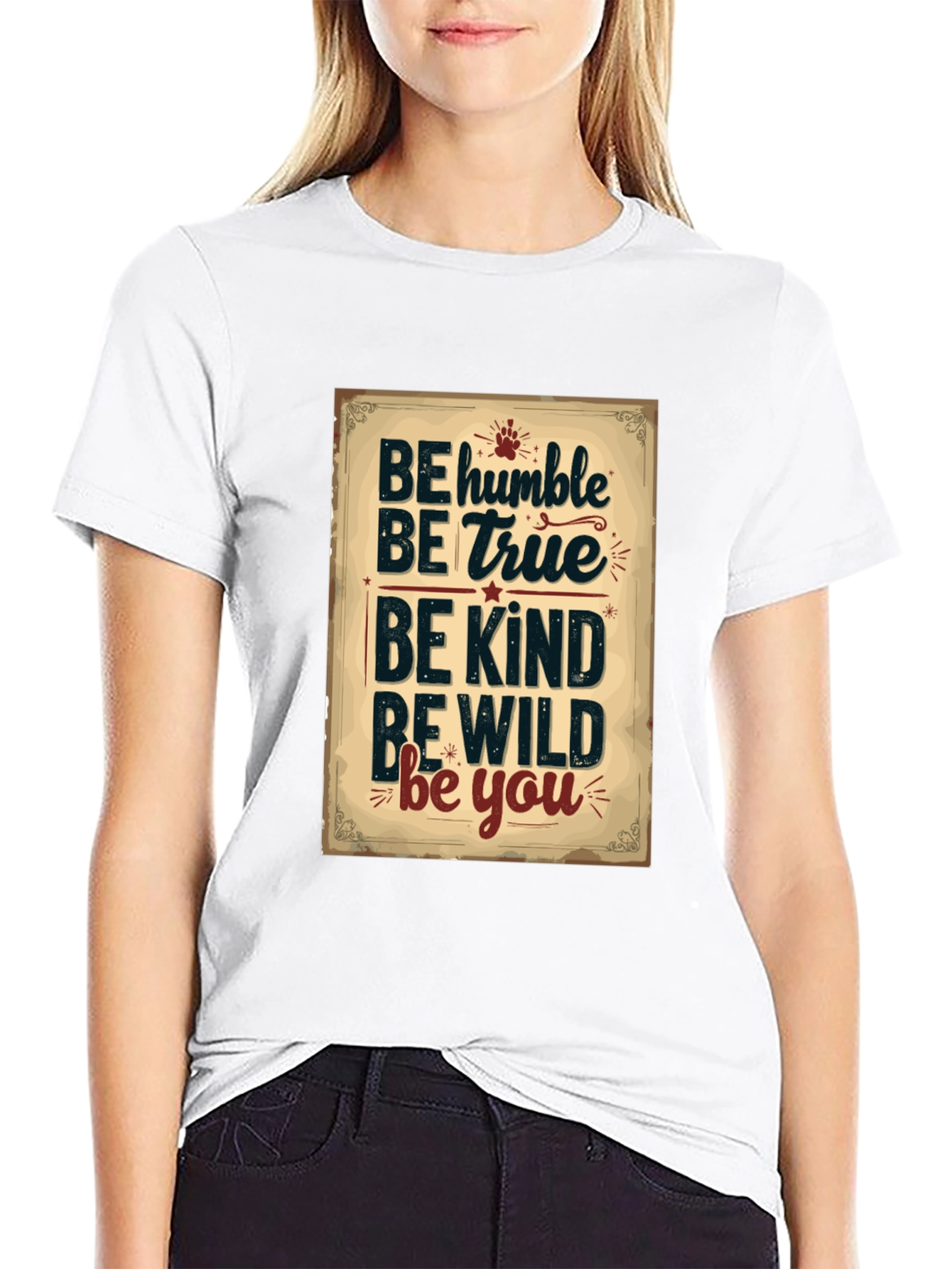 Be Humble Graphic Tee - Inspirational Black T-Shirt