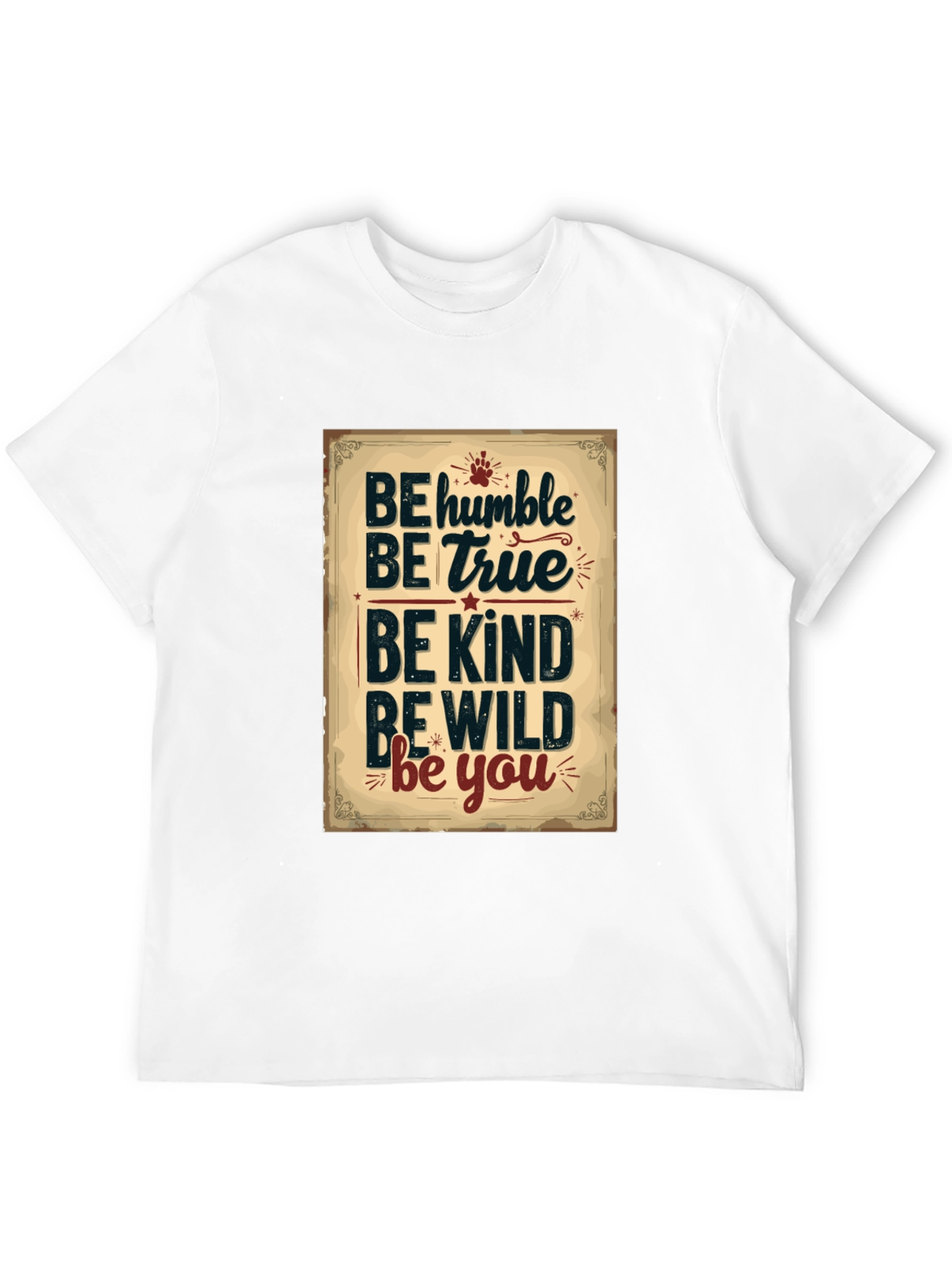 Be Humble Graphic Tee - Inspirational Black T-Shirt