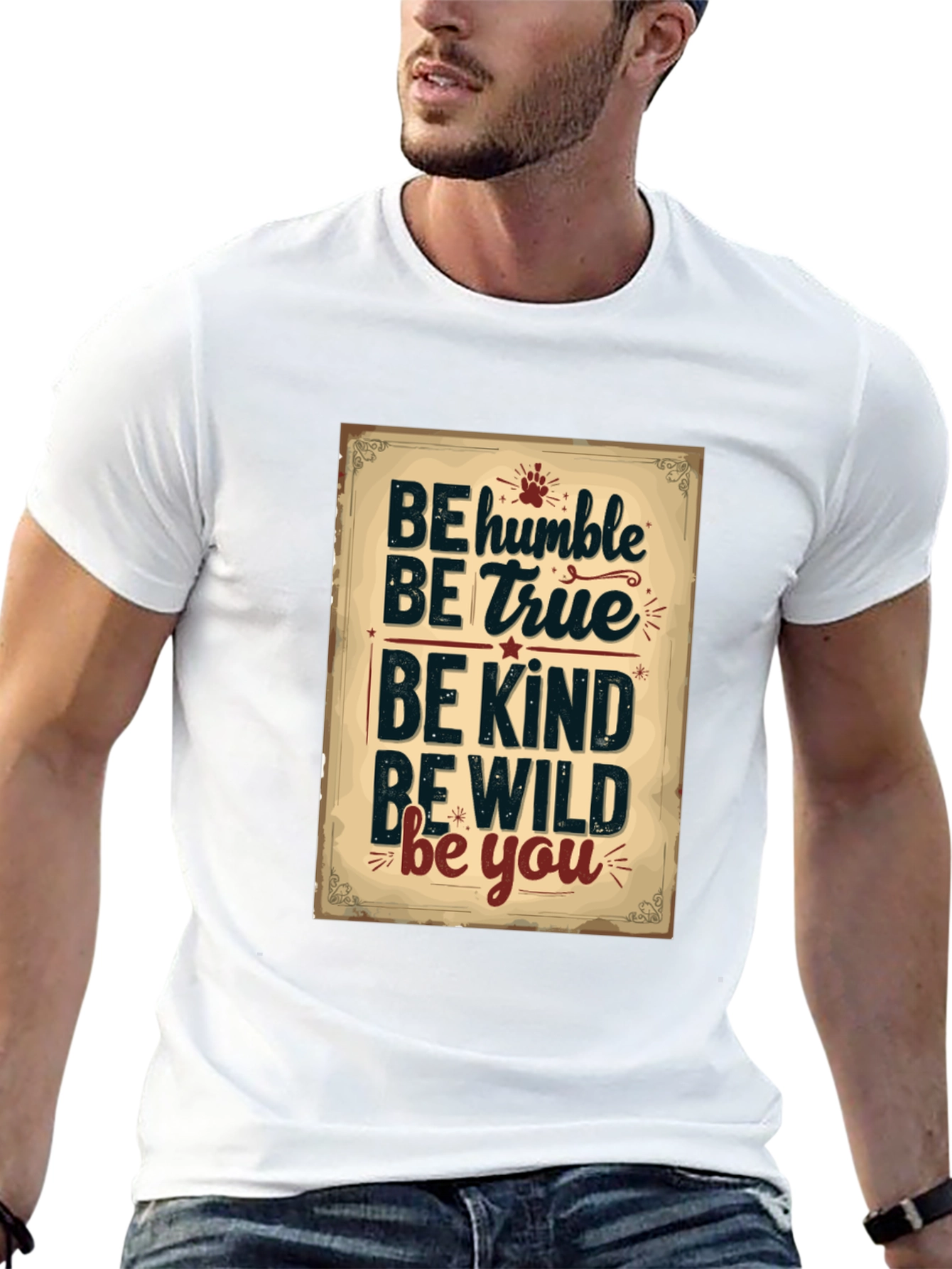 Be Humble Graphic Tee - Inspirational Black T-Shirt