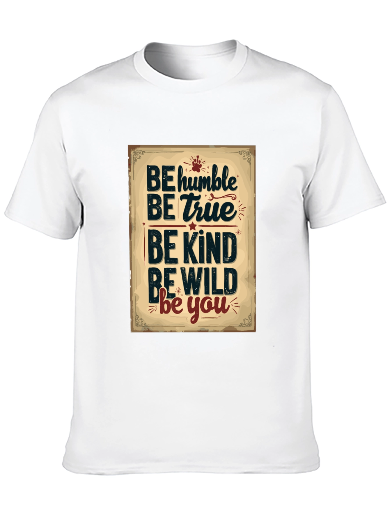 Be Humble Graphic Tee - Inspirational Black T-Shirt