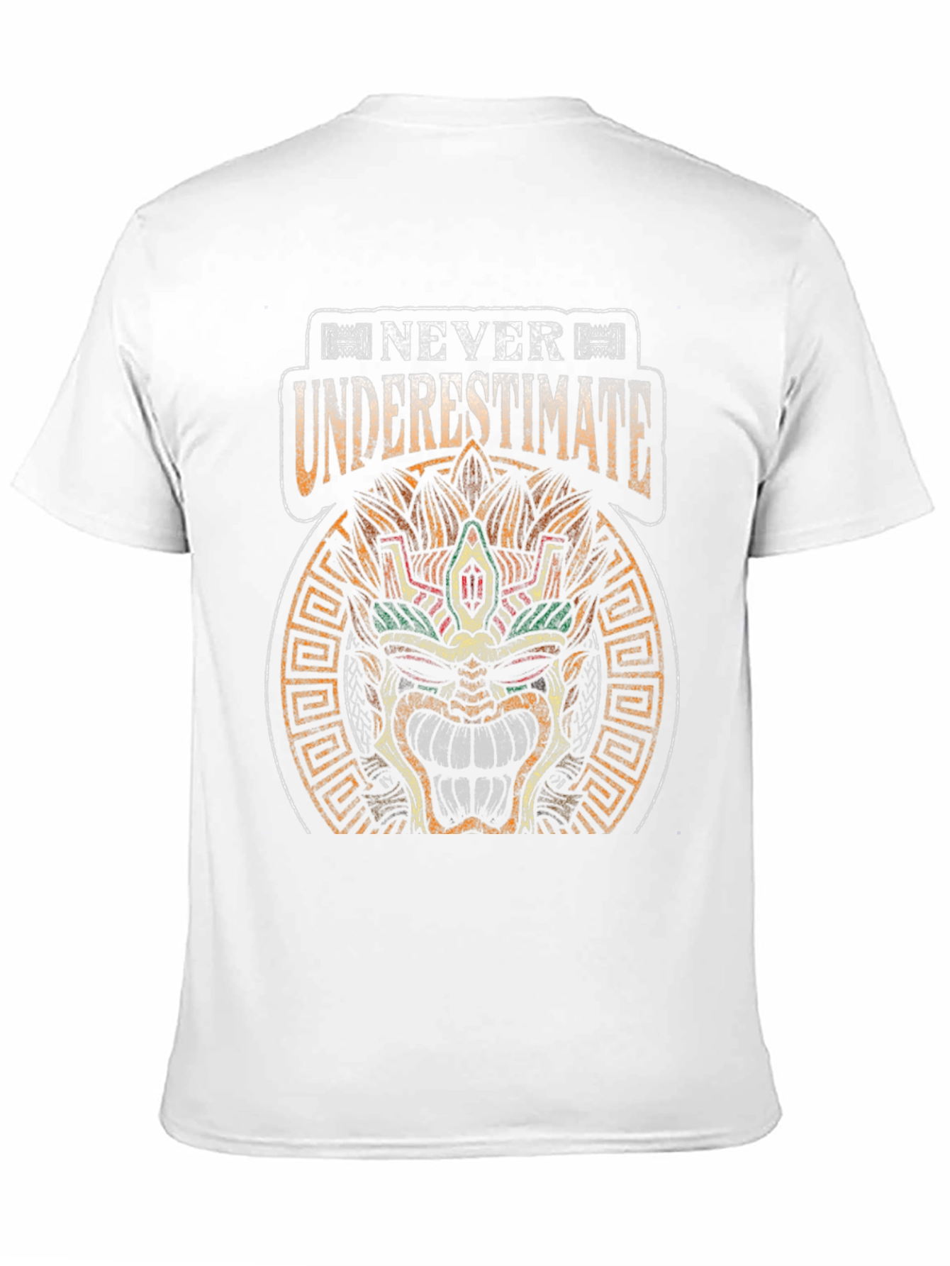 Never Underestimate T-Shirt Aztec Mayan Mask