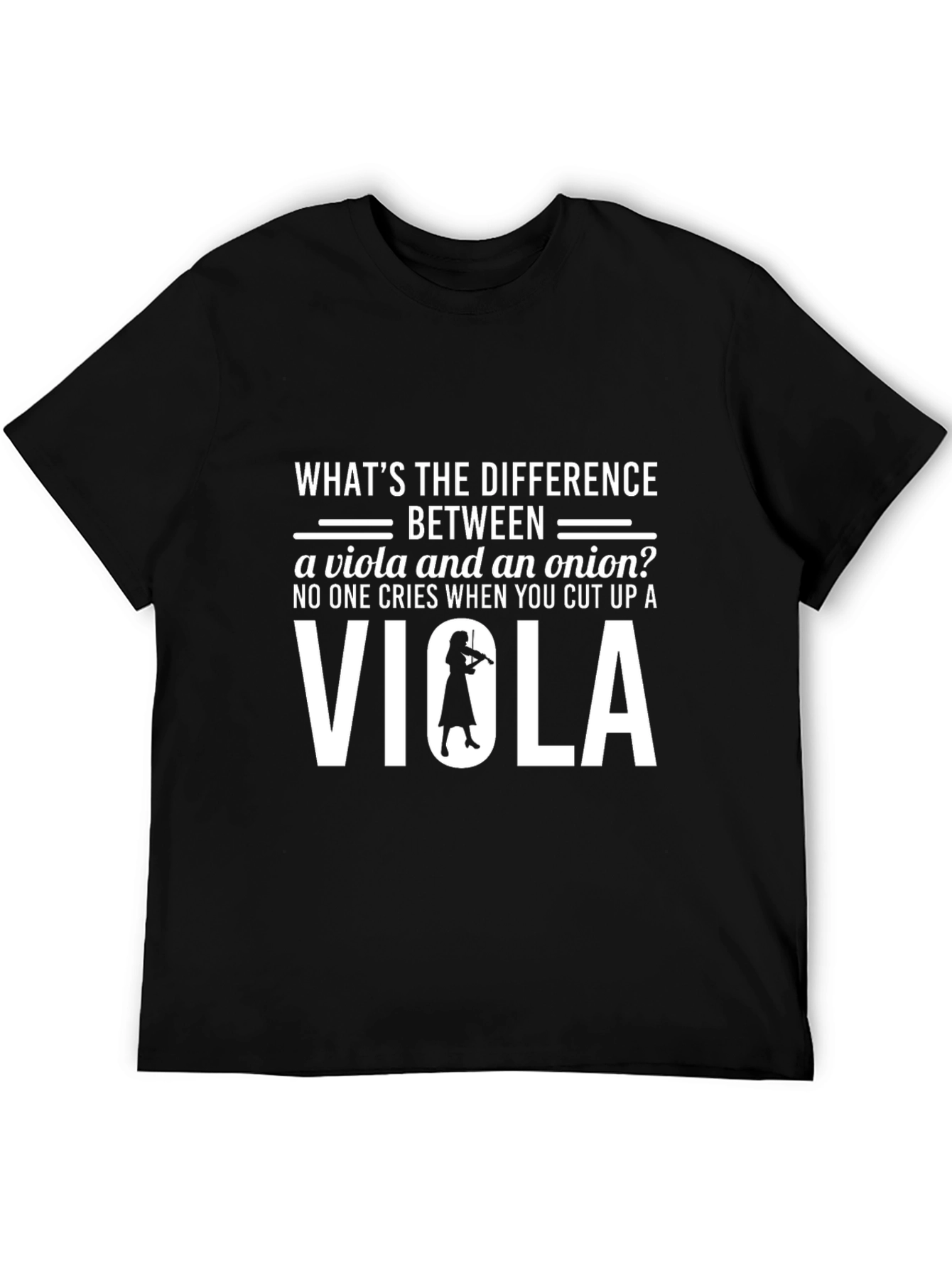 Viola vs Onion Funny Musician T-Shirt