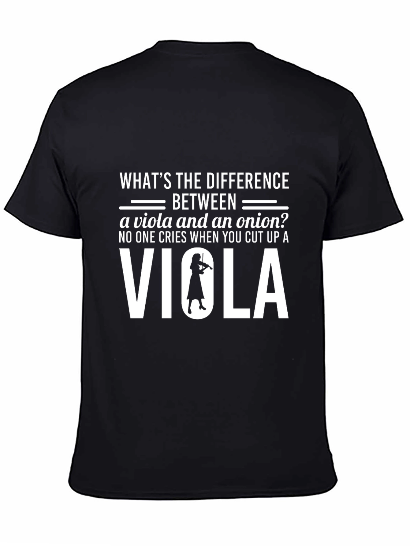 Viola vs Onion Funny Musician T-Shirt