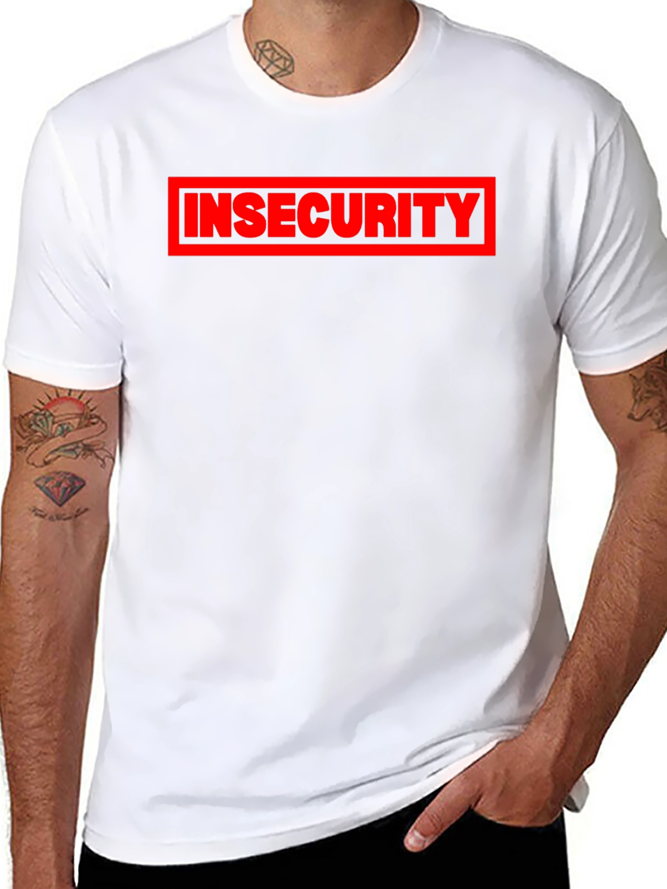 Insecurity Graphic Tee - Bold Statement T-Shirt