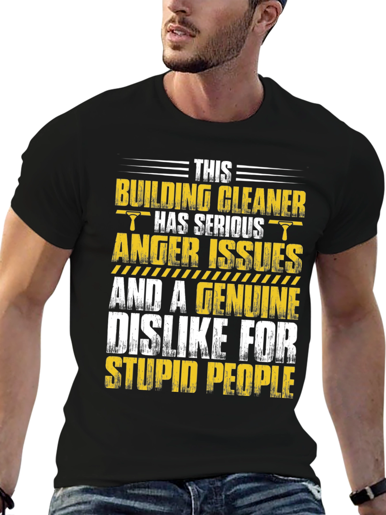 Building Cleaner Anger Issues Graphic Tee