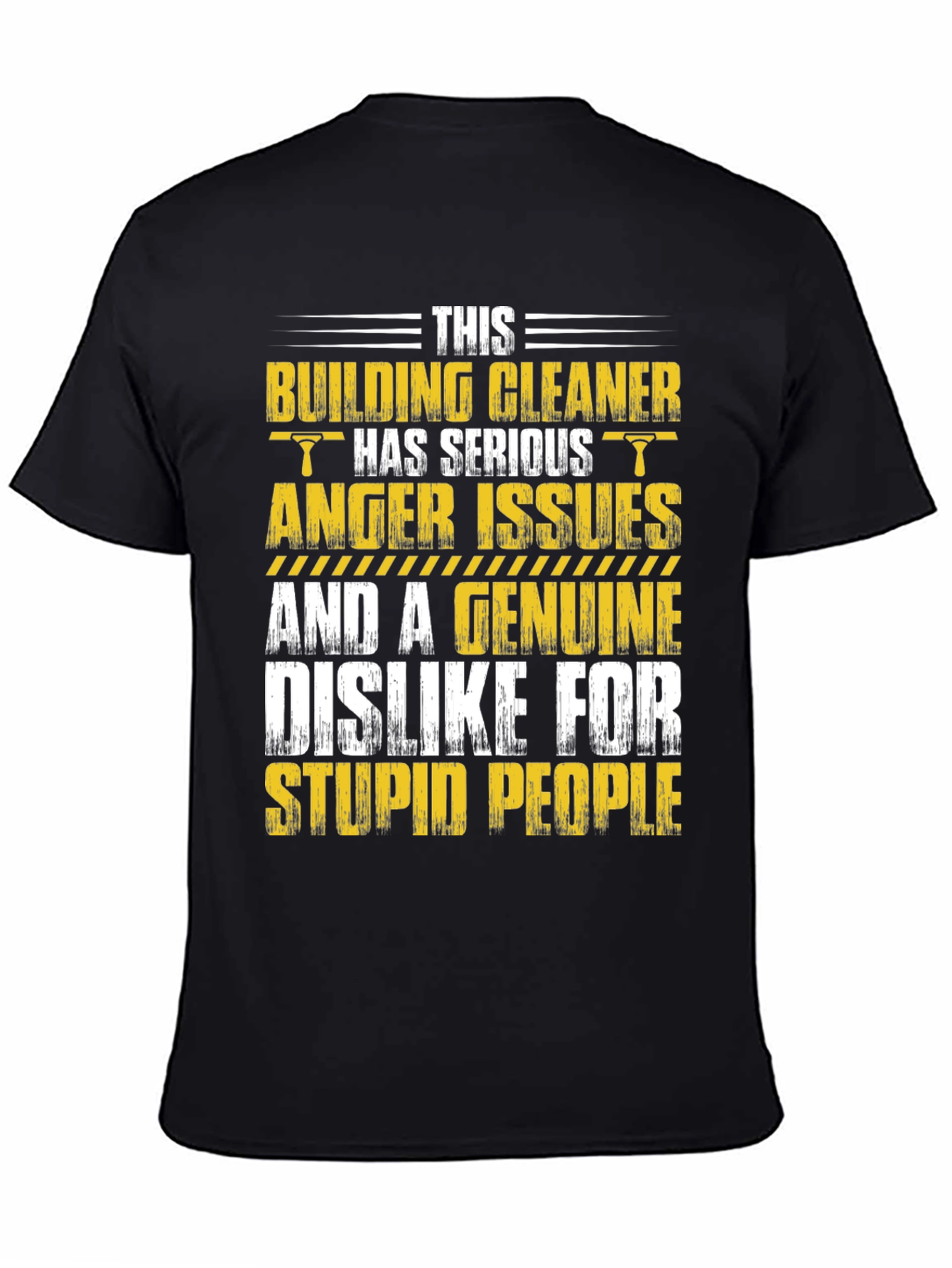 Building Cleaner Anger Issues Graphic Tee