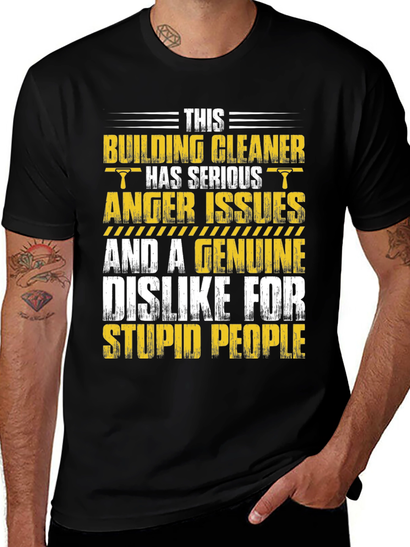 Building Cleaner Anger Issues Graphic Tee
