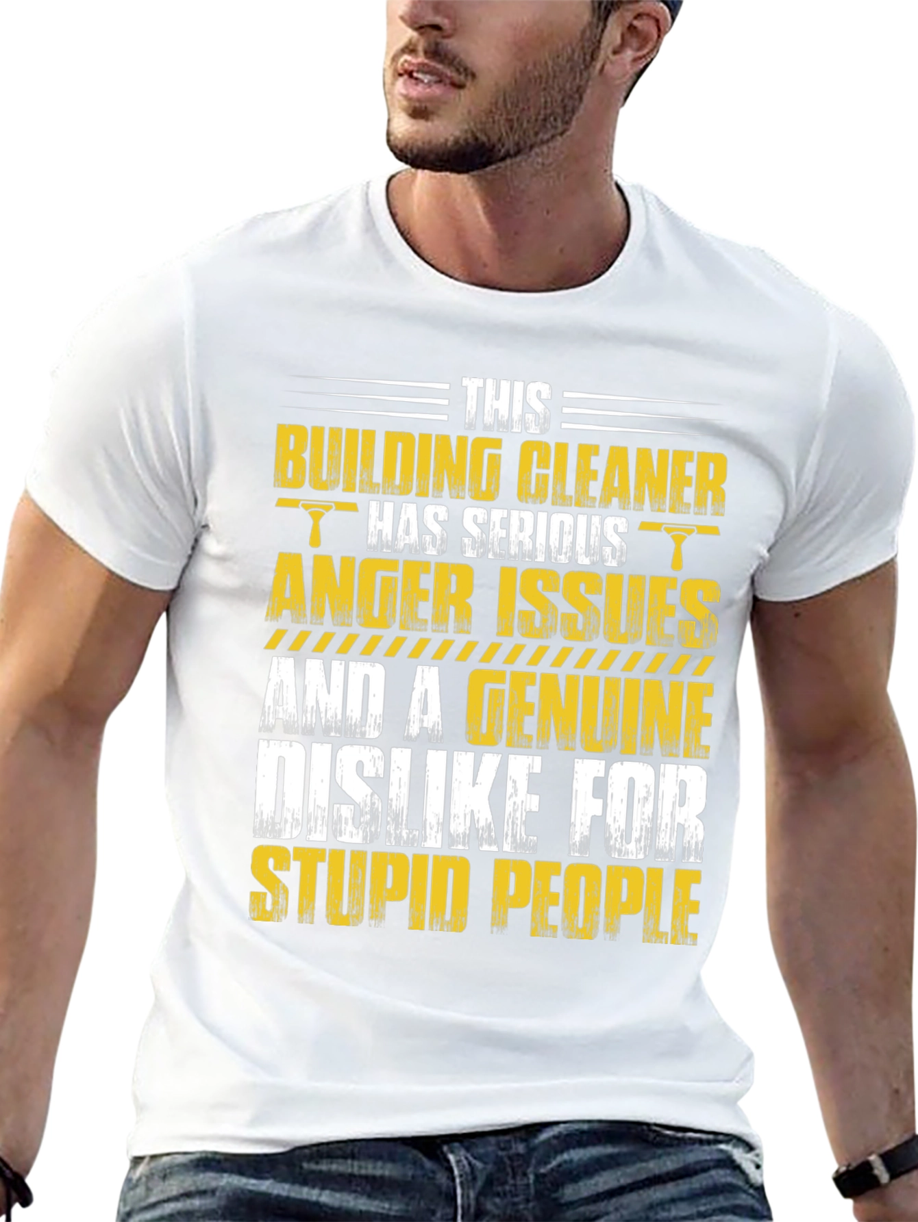 Building Cleaner Anger Issues Graphic Tee