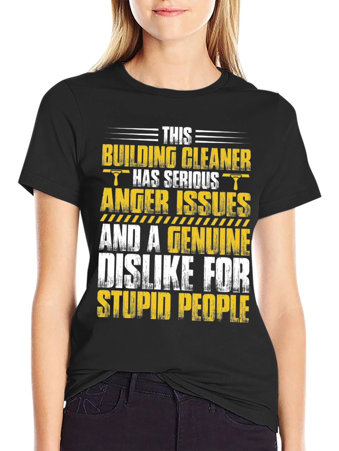 Building Cleaner Anger Issues Graphic Tee