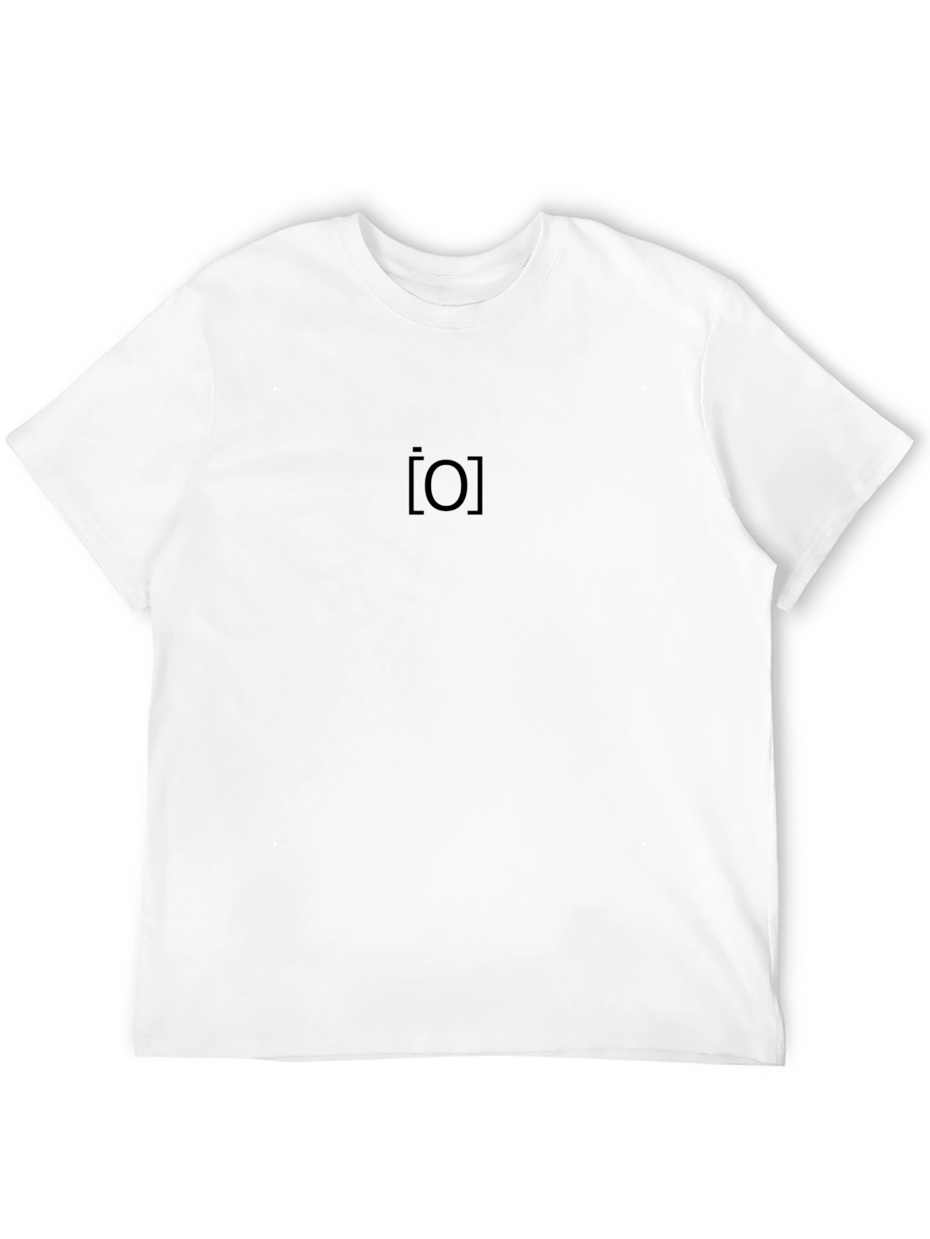 Minimalist Black T-Shirt - O Design