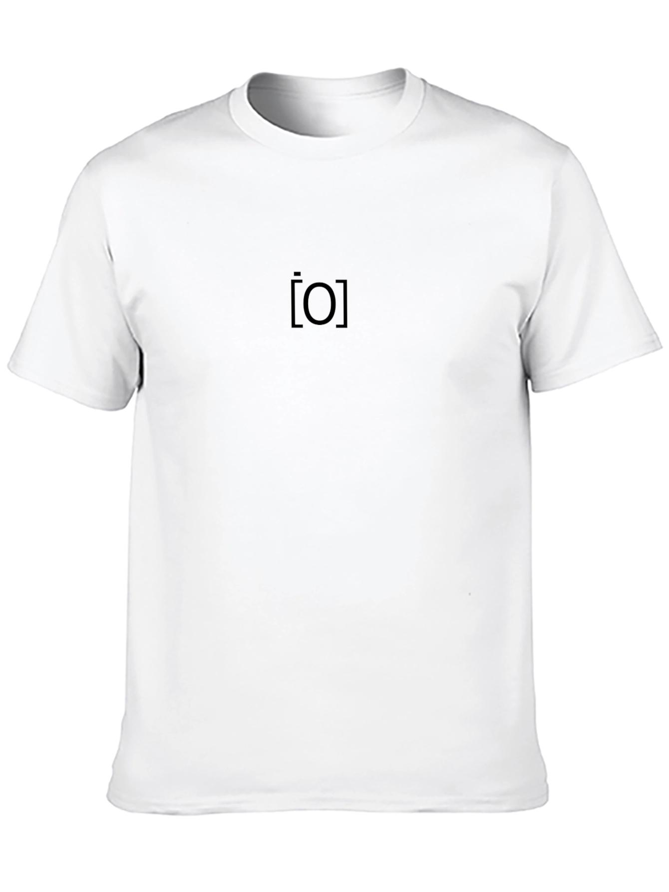 Minimalist Black T-Shirt - O Design