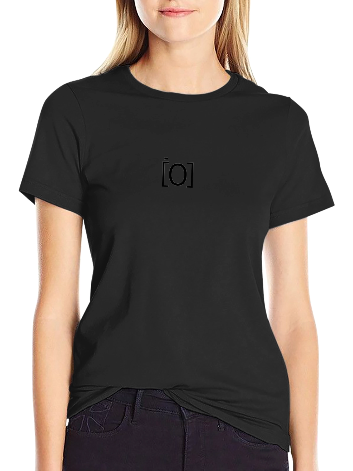 Minimalist Black T-Shirt - O Design