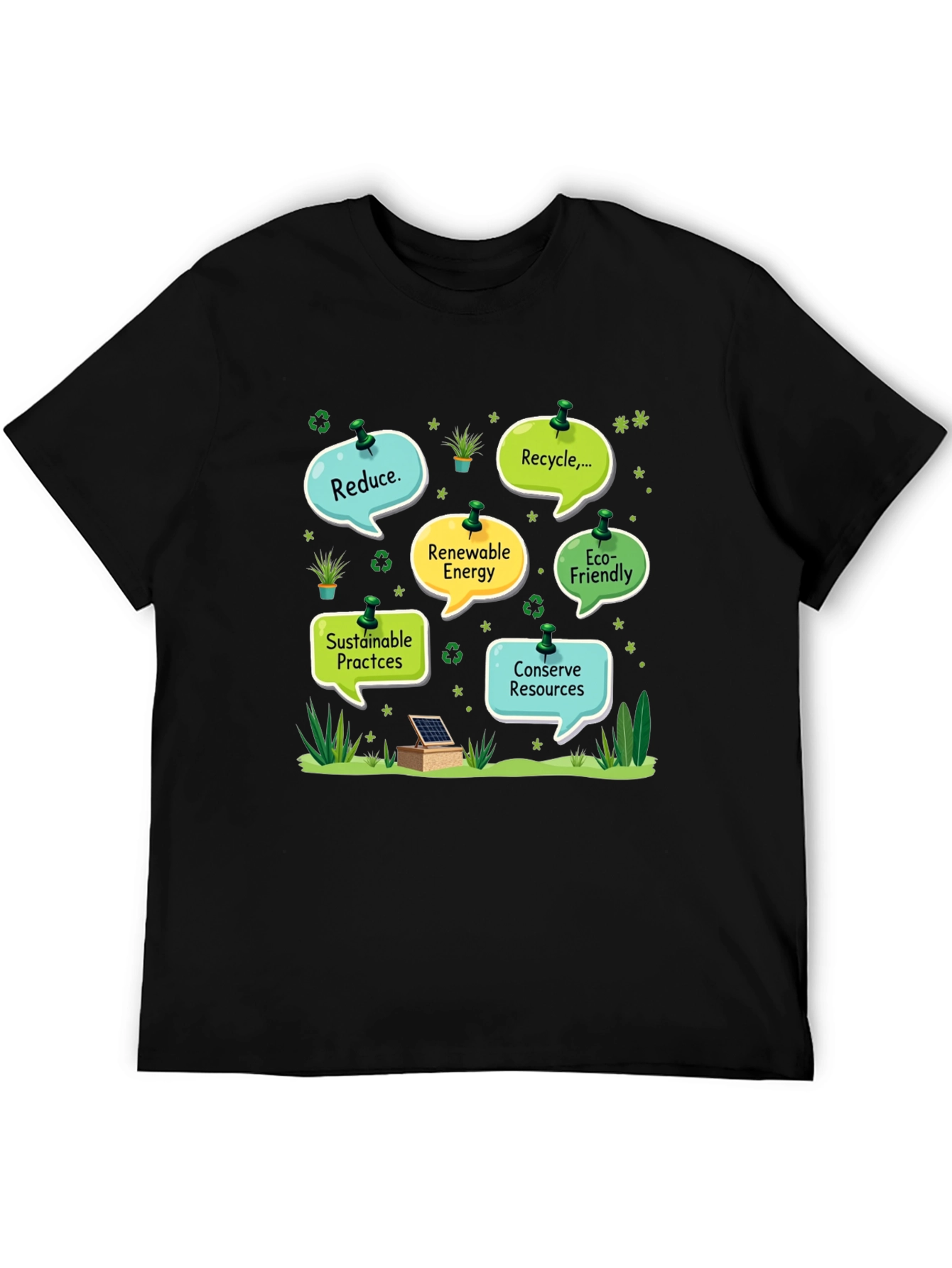 Eco-Friendly T-Shirt: Reduce Recycle Conserve