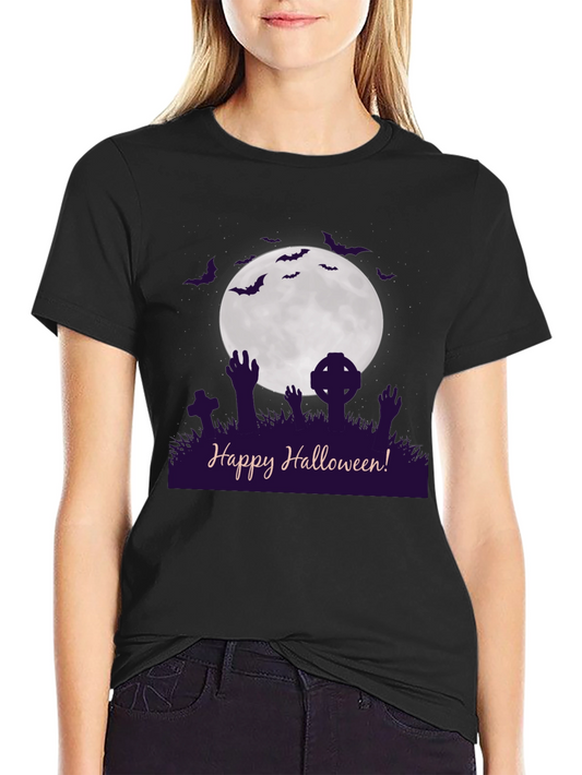 Halloween Zombie Moon T-Shirt