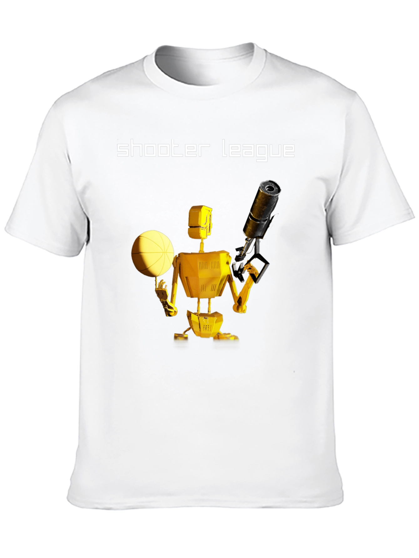 Shooter League Robot Basketball T-Shirt