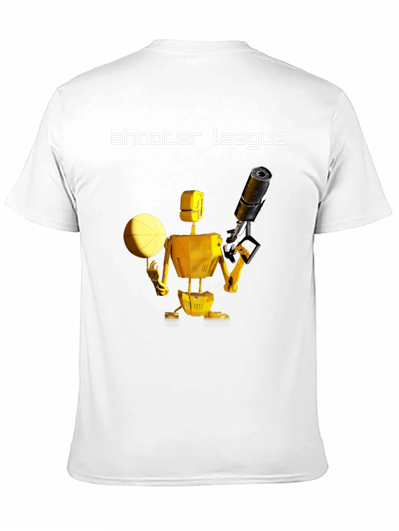 Shooter League Robot Basketball T-Shirt