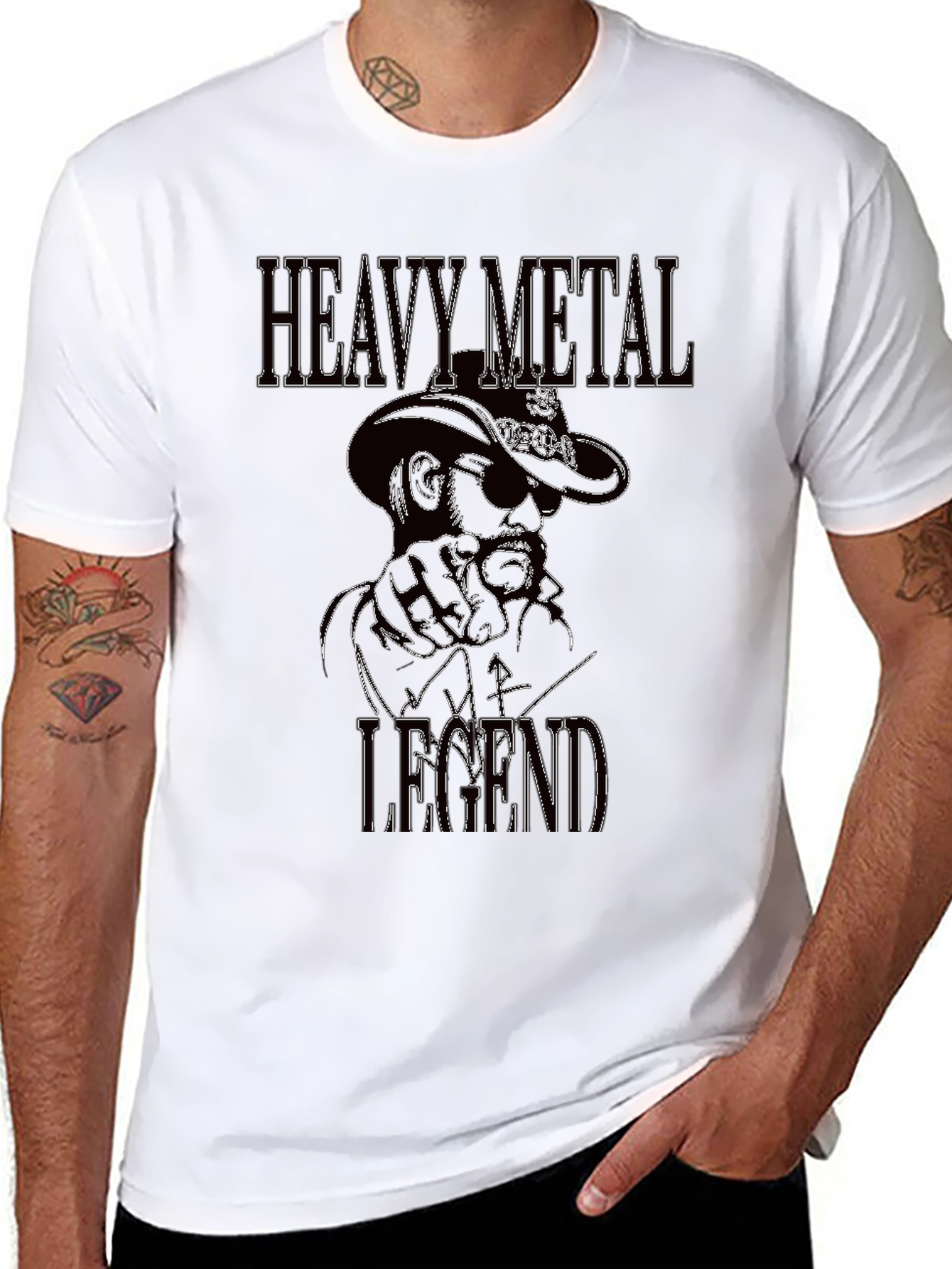 Heavy Metal Legend Graphic T-Shirt